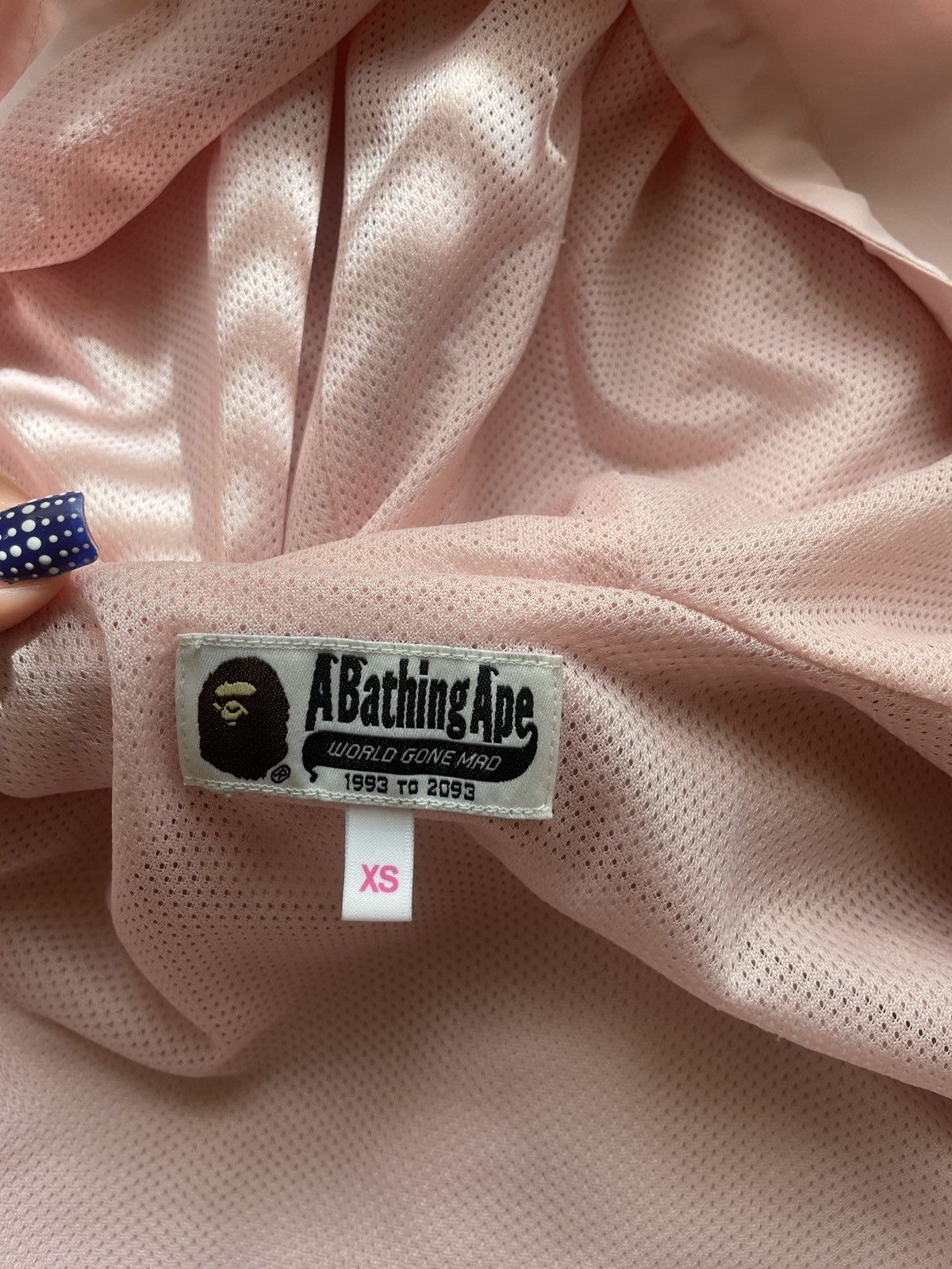 Bape Light Pink Bape Jacket Size XS / US 0-2 / IT 36-38 - 8 Thumbnail