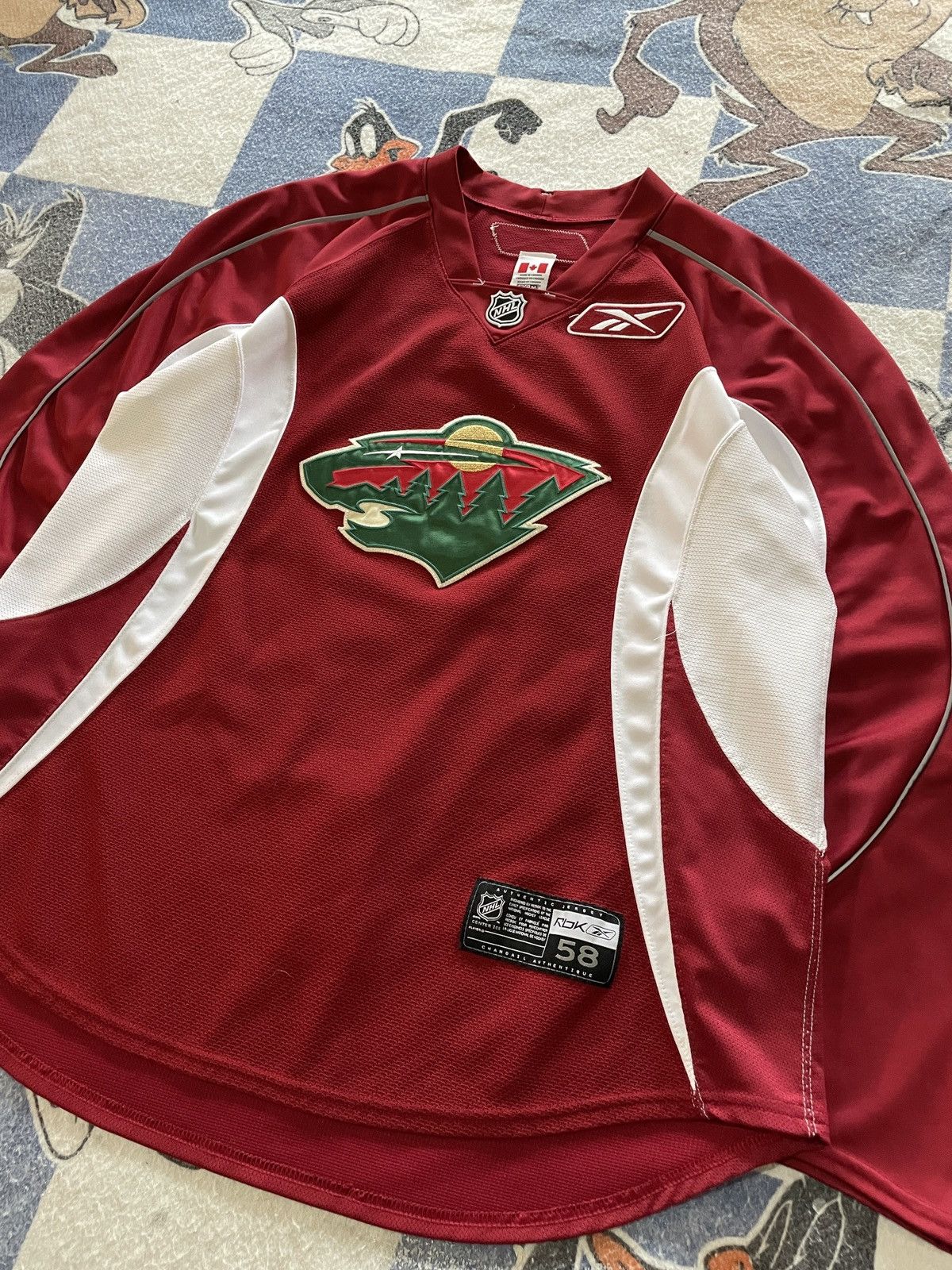 NHL Vintage Minnesota Wild jersey Size US XXL / EU 58 / 5 - 2 Thumbnail