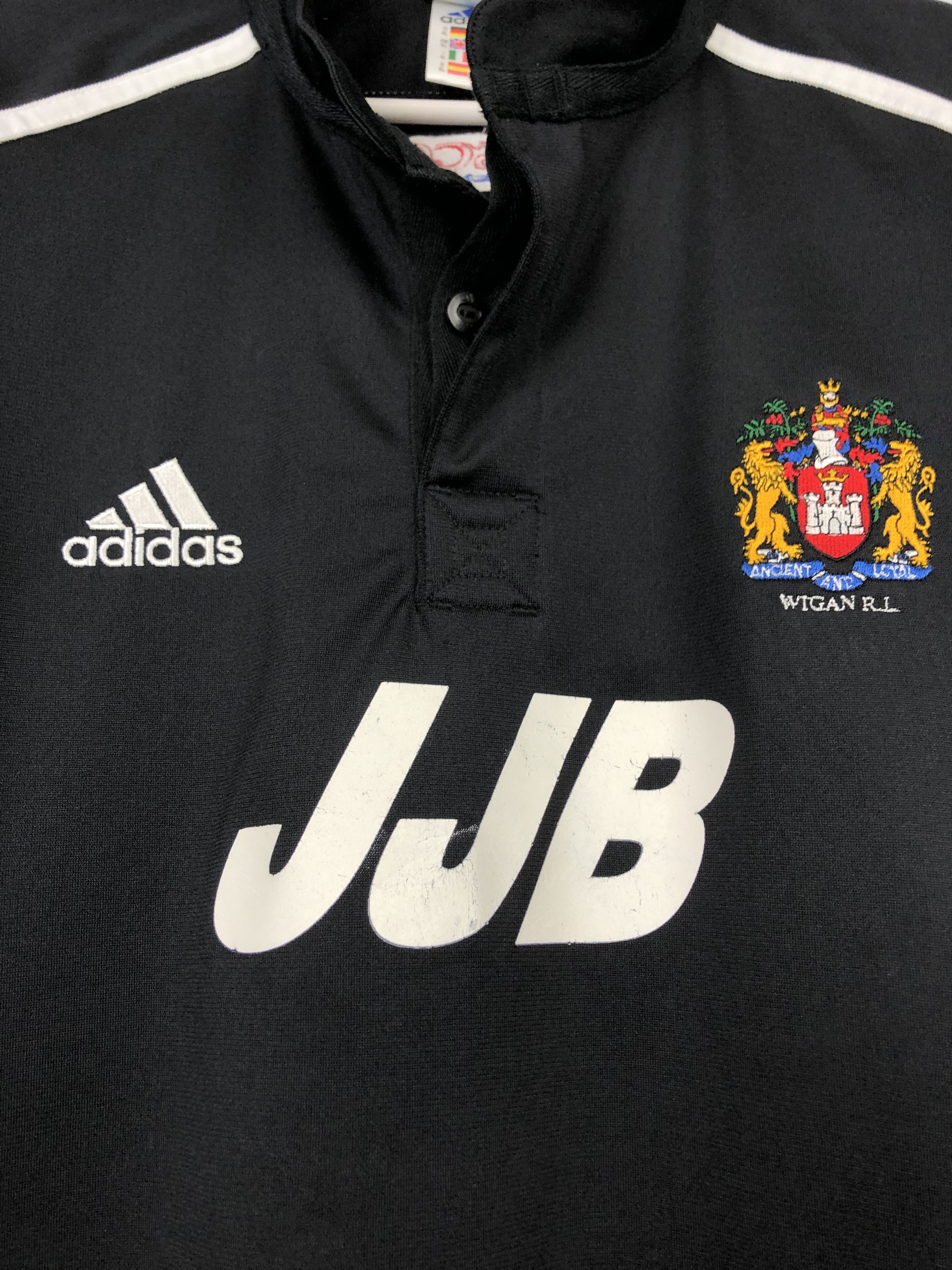 Adidas Vintage Wigan Warriors Adidas JJB Rugby League Shirt Jersey Size US XL / EU 56 / 4 - 3 Thumbnail