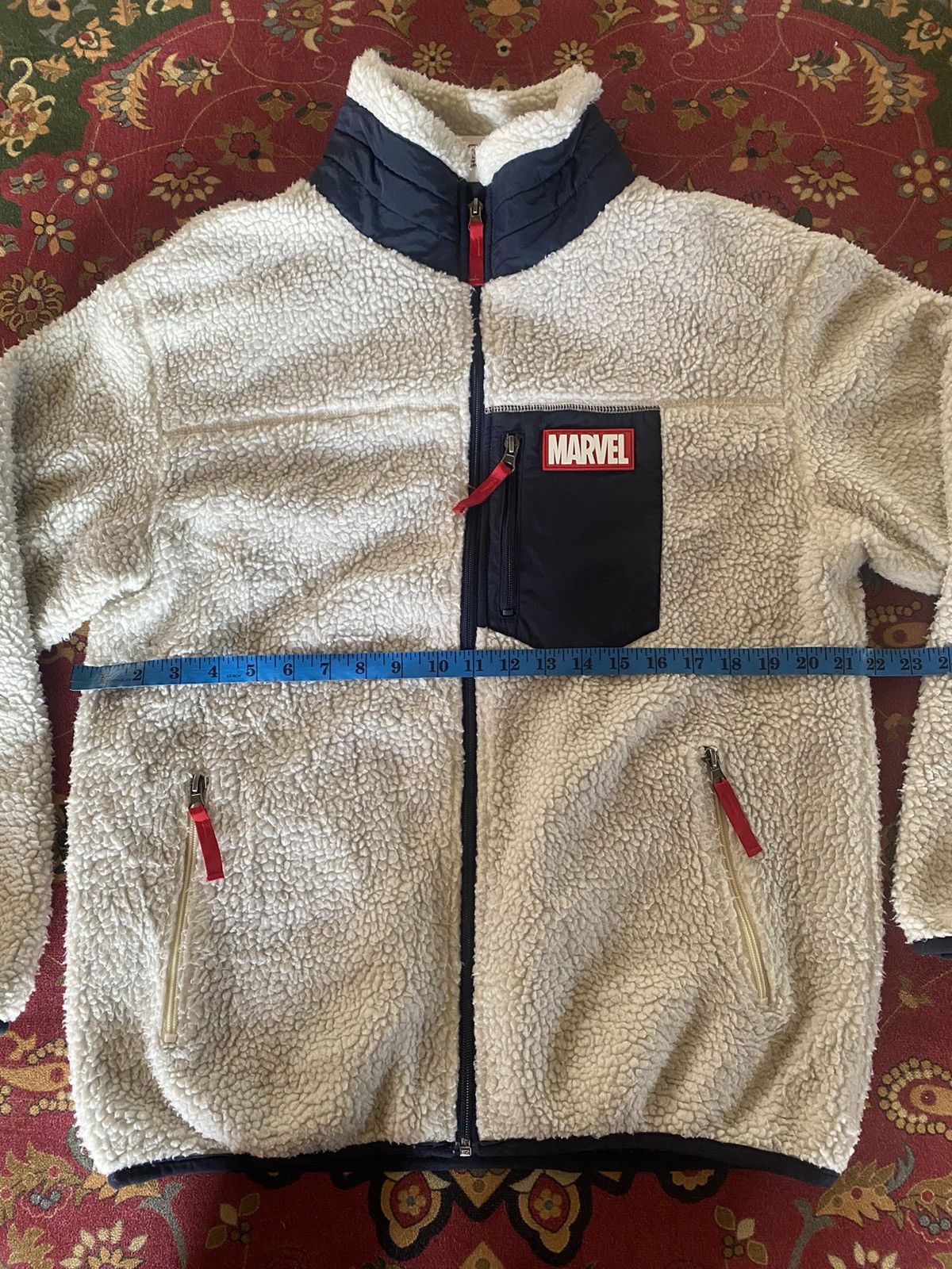 DC Comics 🔥COOL🔥Marvel Fleece Jacket Size L Size US L / EU 52-54 / 3 - 12 Thumbnail