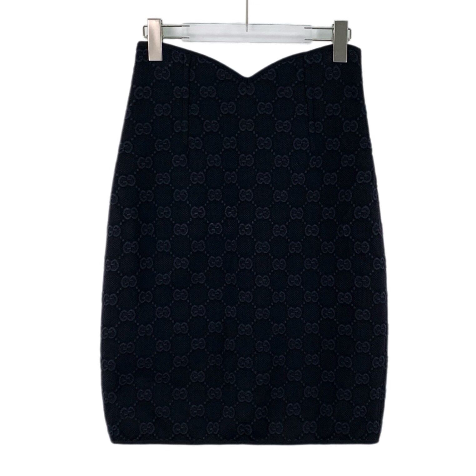 Gucci Gucci Retro Black Skirt M Women Size 28" / US 6 / IT 42 - 1 Thumbnail