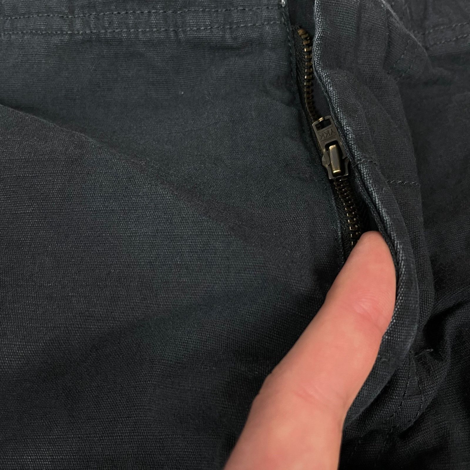 Nike × Vintage Nike Adults Black Cotton Swoosh Embroidered Cargo Shorts M Size US 30 / EU 46 - 6 Thumbnail