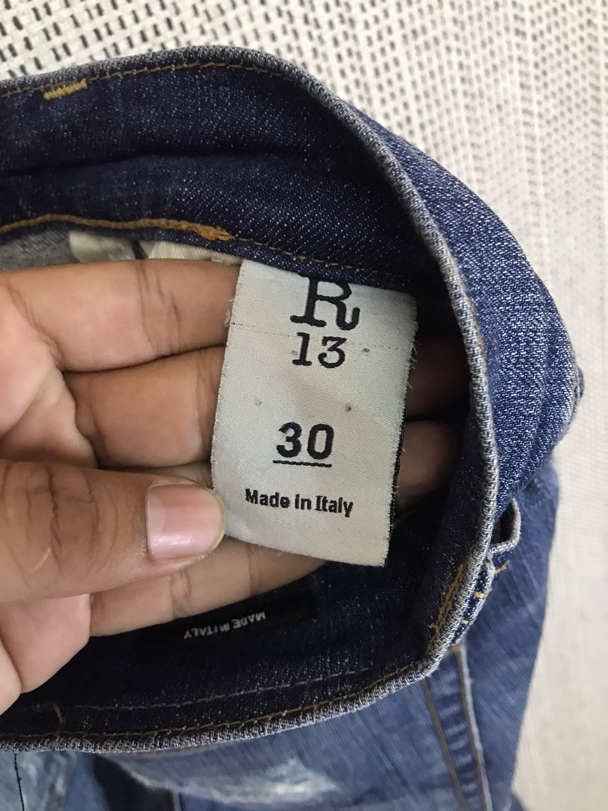 R13 ‼️R13 SKATE DENIM SKINNY DISTRESSED‼️ Size US 30 / EU 46 - 14 Thumbnail