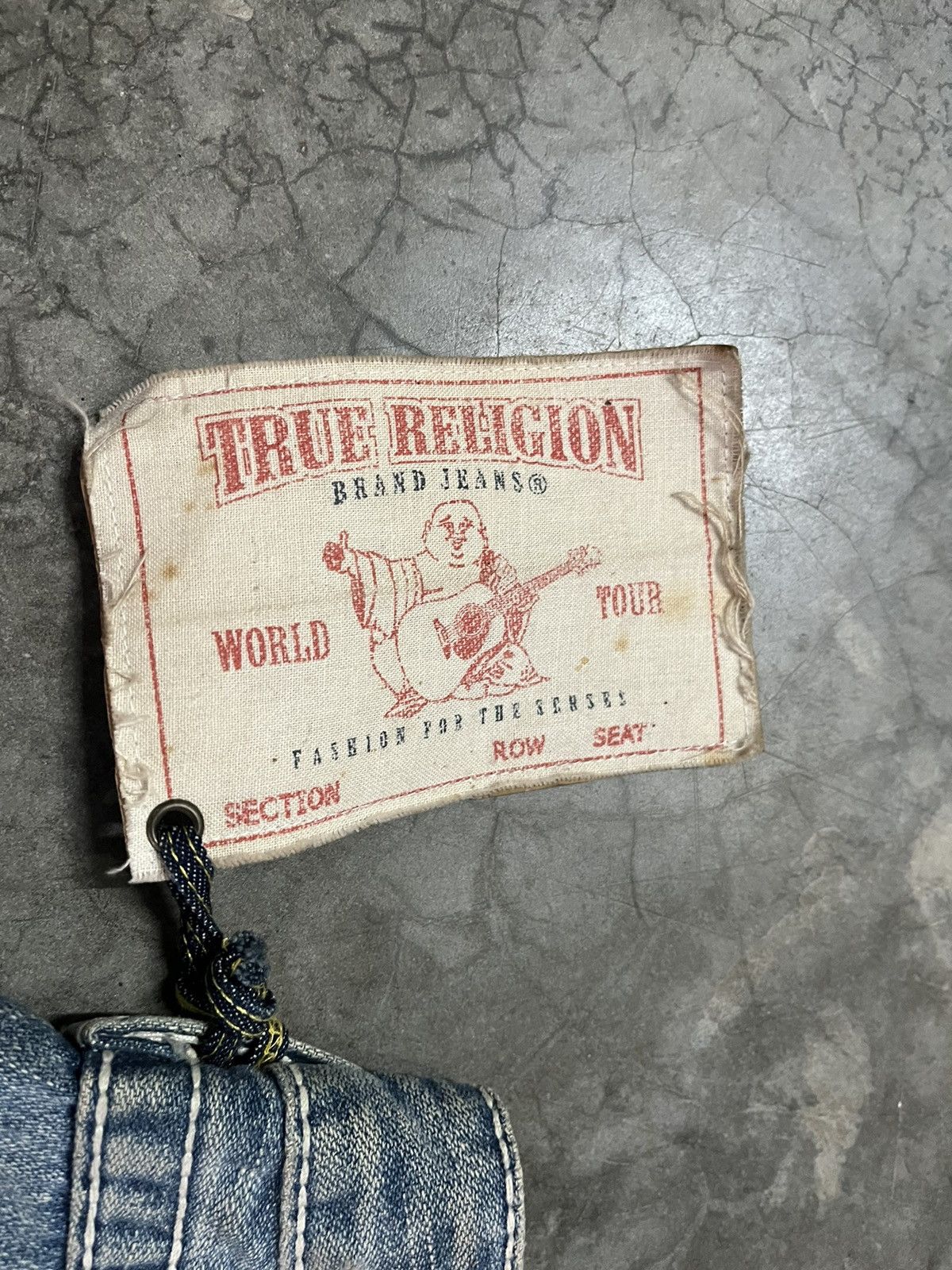 True Religion Flare Jeans TRUE RELIGION distressed low rise twist leg Size US 28 / EU 44 - 18 Thumbnail
