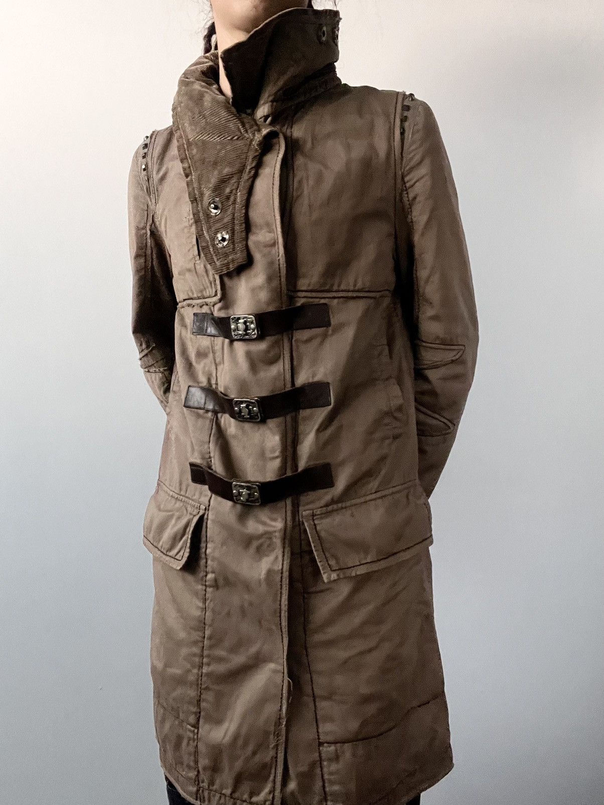 Marithe + Francois Girbaud 90s Marithe Francois Girbaud Heavy Coat Size US L / EU 52-54 / 3 - 3 Thumbnail