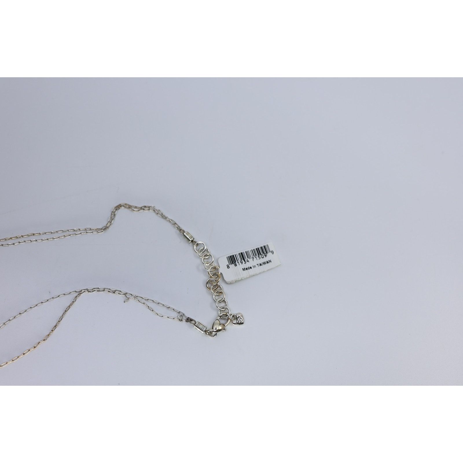 Brighton BRIGHTON Agape Wood & Silvertone Crystal Cross Necklace Size ONE SIZE - 5 Thumbnail
