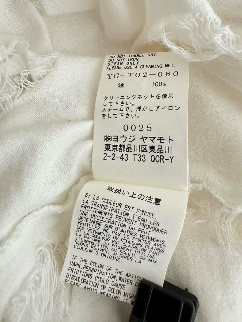 Y's Y's Loose ripped T-shirt Size US M / EU 48-50 / 2 - 8 Thumbnail