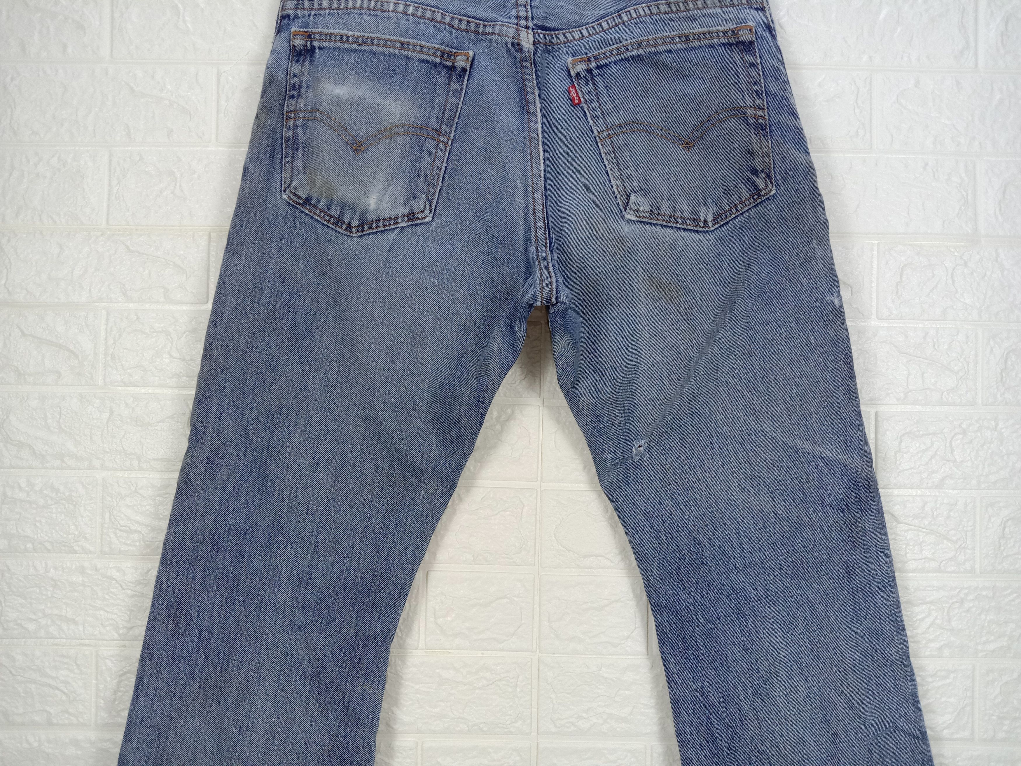 Levi's Vintage Levi's 517 Flare Jeans Dirty Wash Distressed Denim Size US 33 - 7 Thumbnail