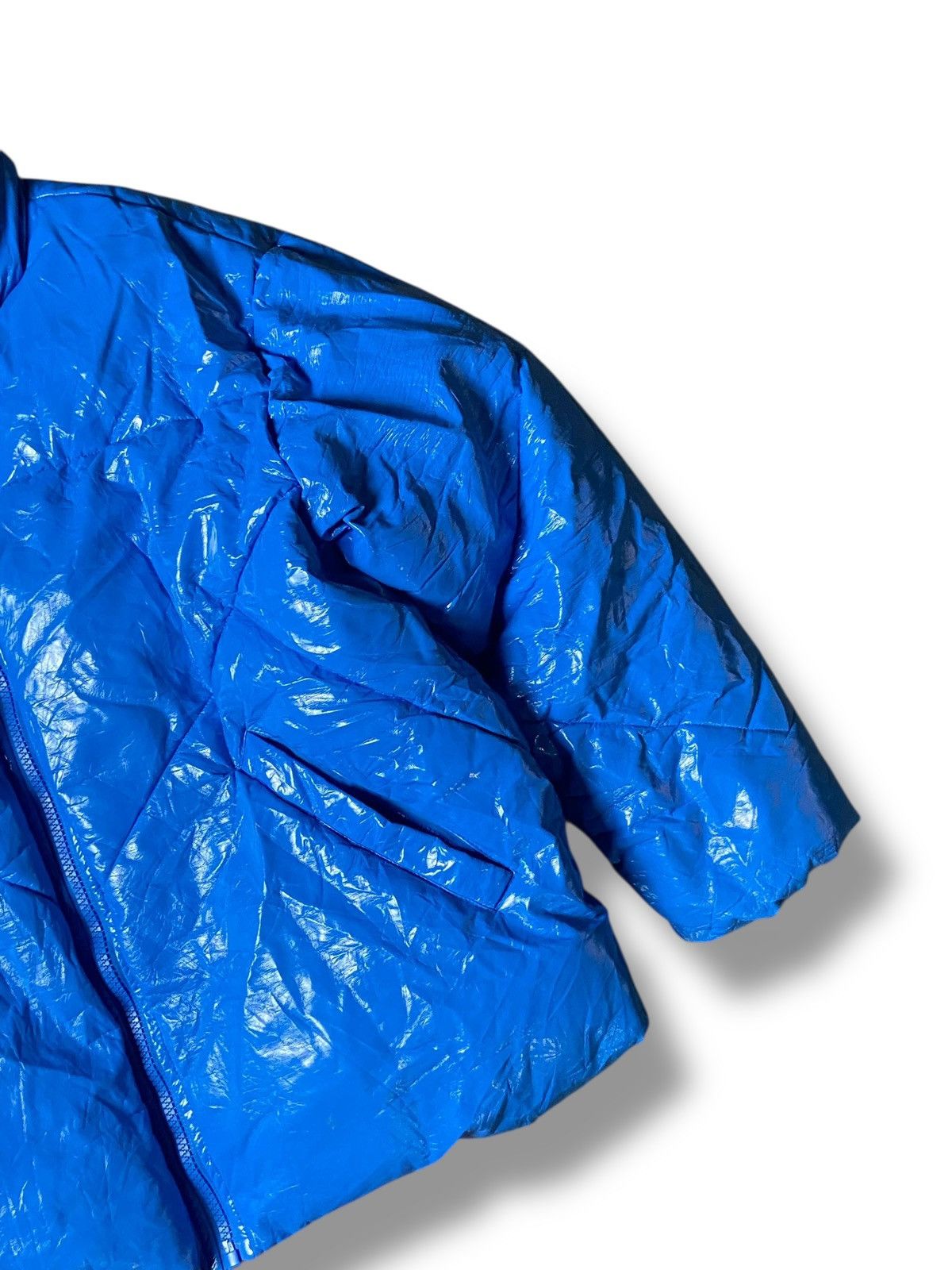 Designer × Vintage × Zara ZARA Brand Fashion Puffer Leather Jacket (131) Size US XL / EU 56 / 4 - 9 Thumbnail