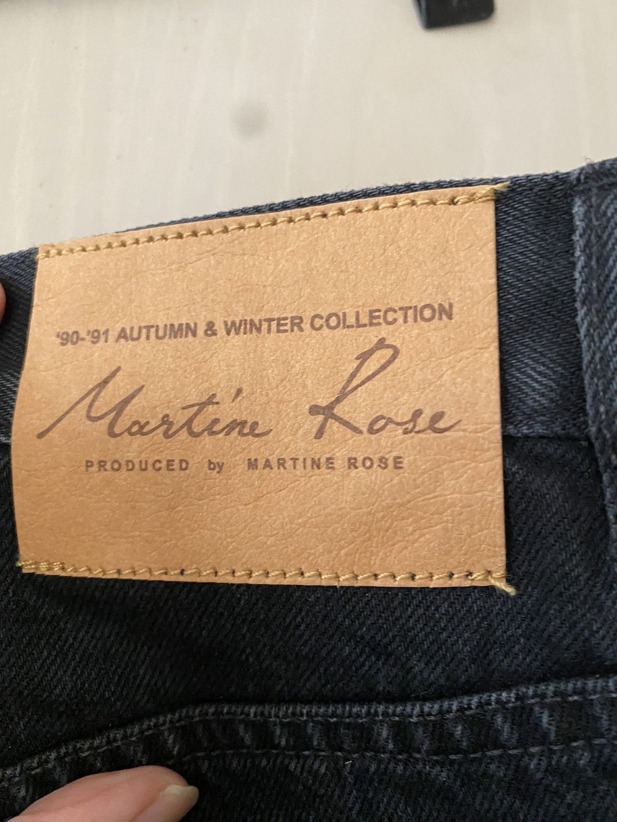 Martine Rose ‼️Made in England‼️Martine Rose two tone denim jeans Size US 34 / EU 50 - 7 Thumbnail