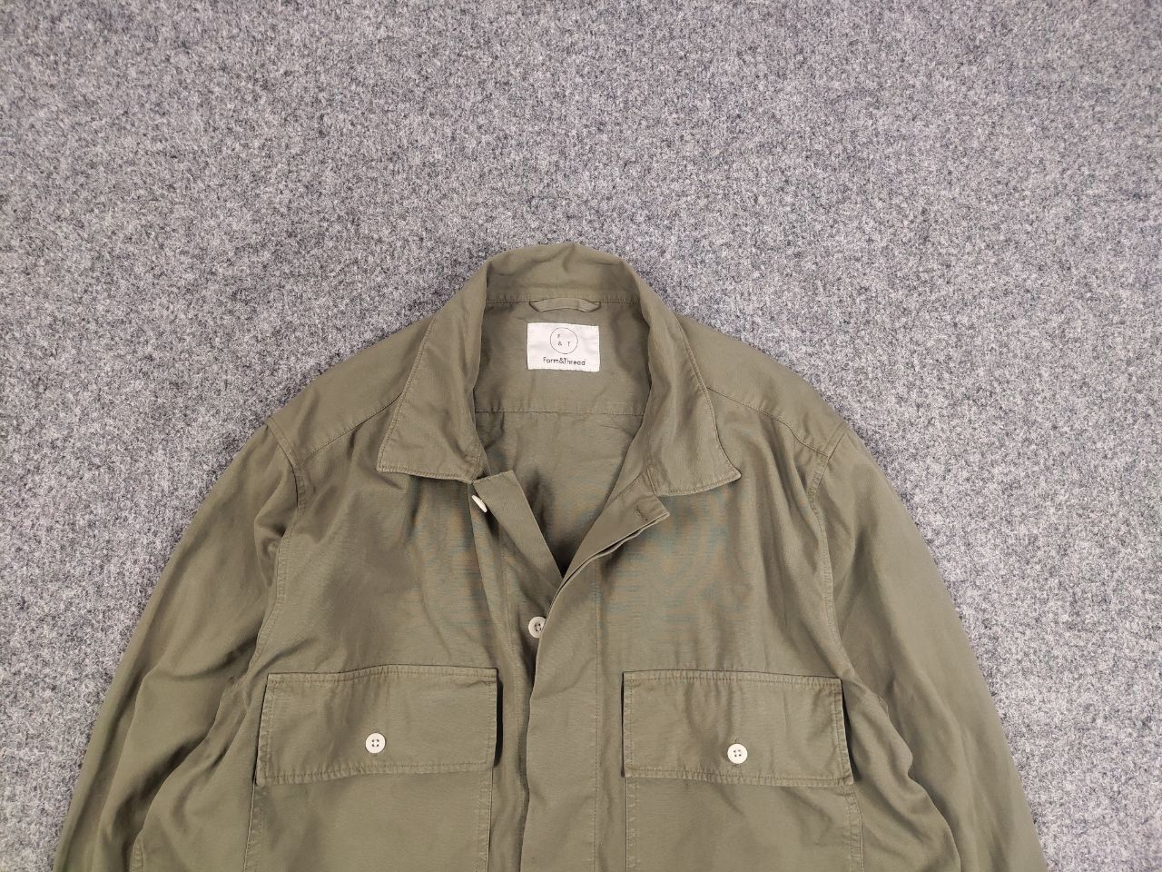 Japanese Brand Form & Thread Mens Overshirt Light Pocket Bottom Jacket Size US L / EU 52-54 / 3 - 8 Thumbnail