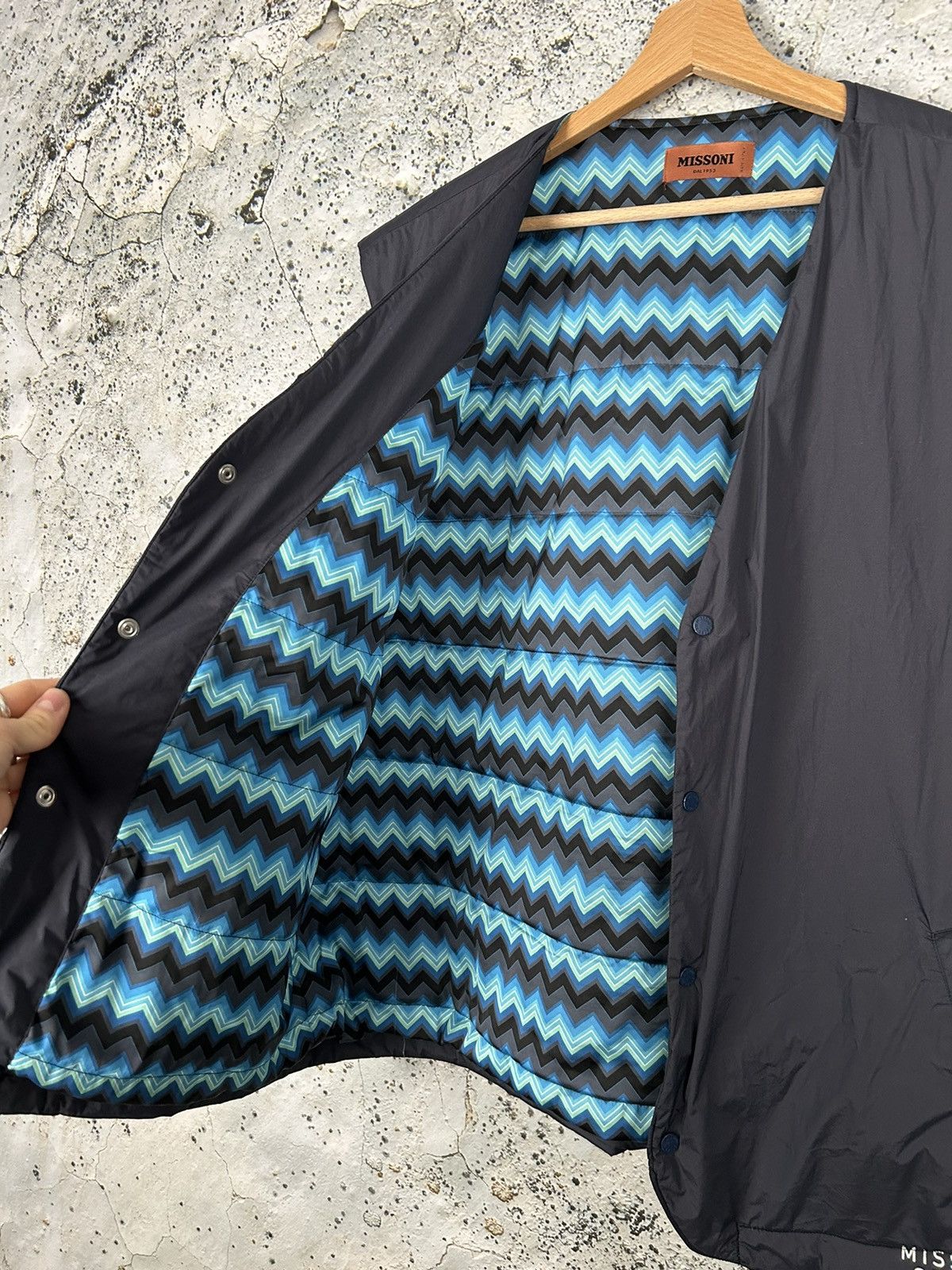 Missoni Vintage Missoni Sport Vest Italy Designer Streetwear Rare Size US XXL / EU 58 / 5 - 3 Thumbnail
