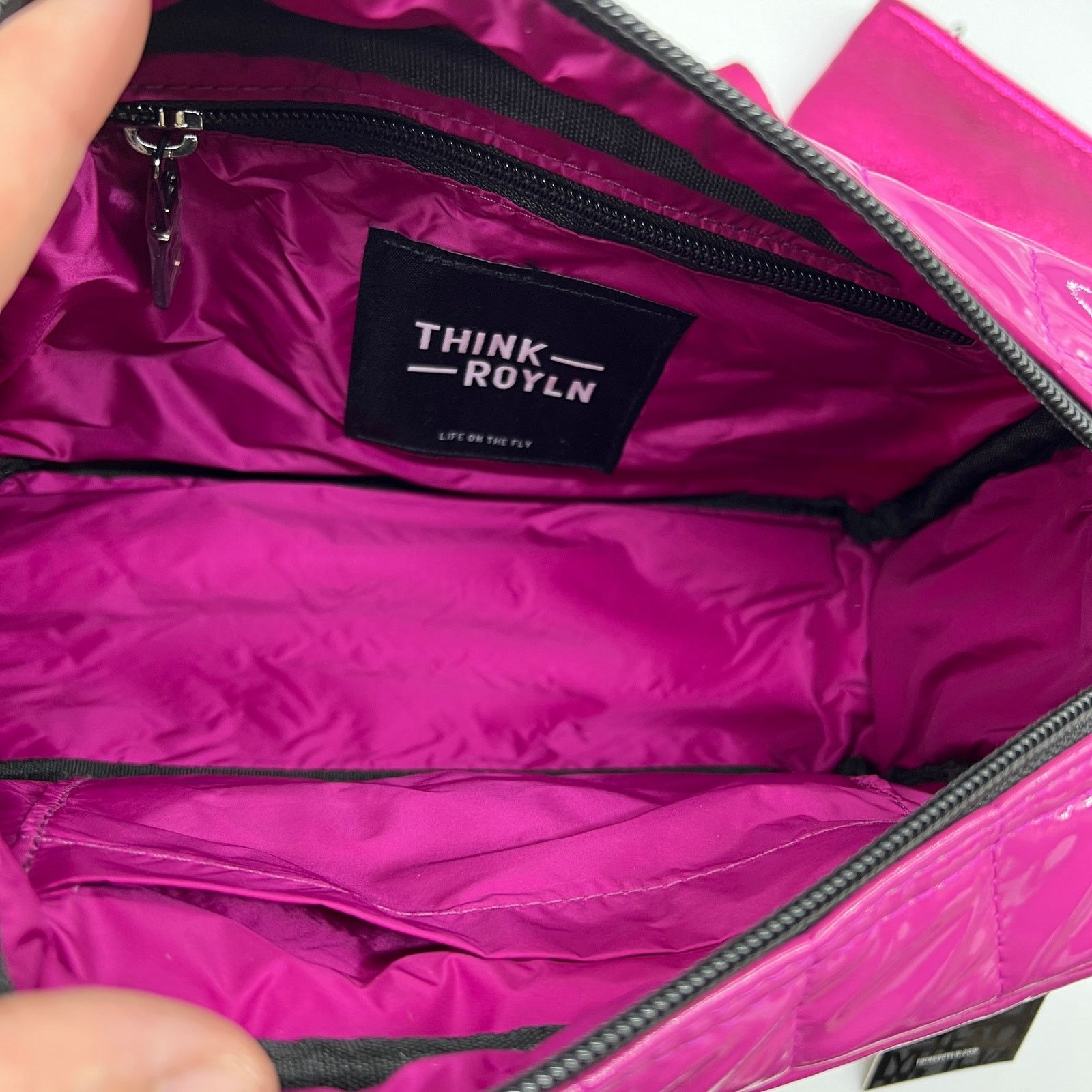 Other Think Royln Margo Crossbody w Crinkle Metallic Luxe Wallet Size ONE SIZE - 10 Thumbnail
