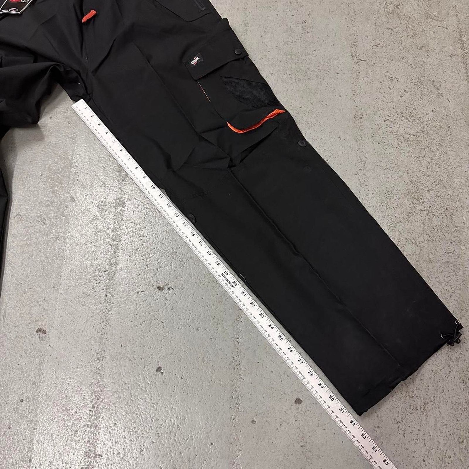 Vintage Vintage Baggy Y2k Urban Wide Leg Black Windbreaker Pant Sz L Size US 34 / EU 50 - 6 Thumbnail