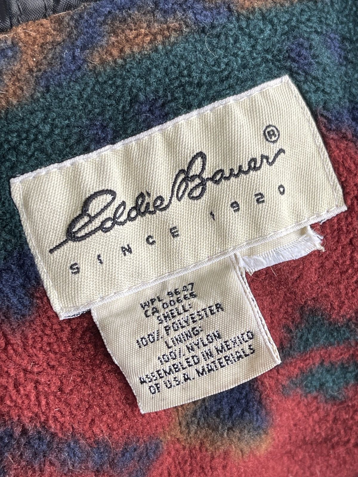 Eddie Bauer Vintage Native Patterned Polartec Fleece Jacket Size US L / EU 52-54 / 3 - 7 Thumbnail