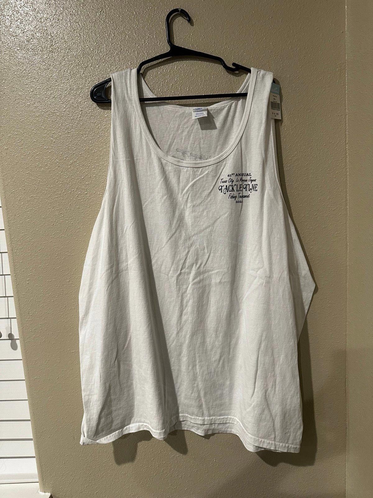 Gildan Vintage fishing Muscle shirt Size US XXL / EU 58 / 5 - 2 Thumbnail