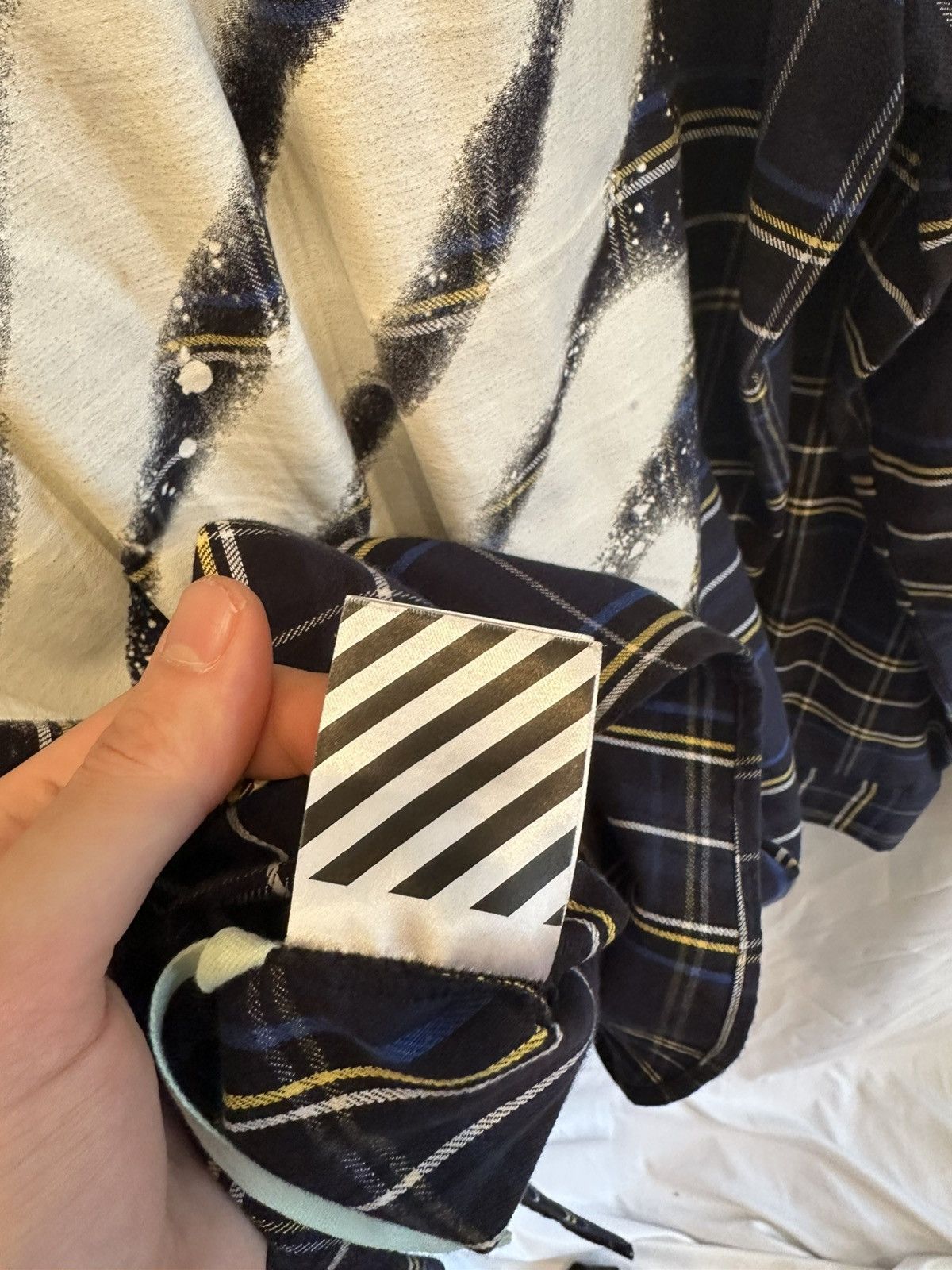 Off-White Off-White Plaid Shirt Size US L / EU 52-54 / 3 - 8 Thumbnail