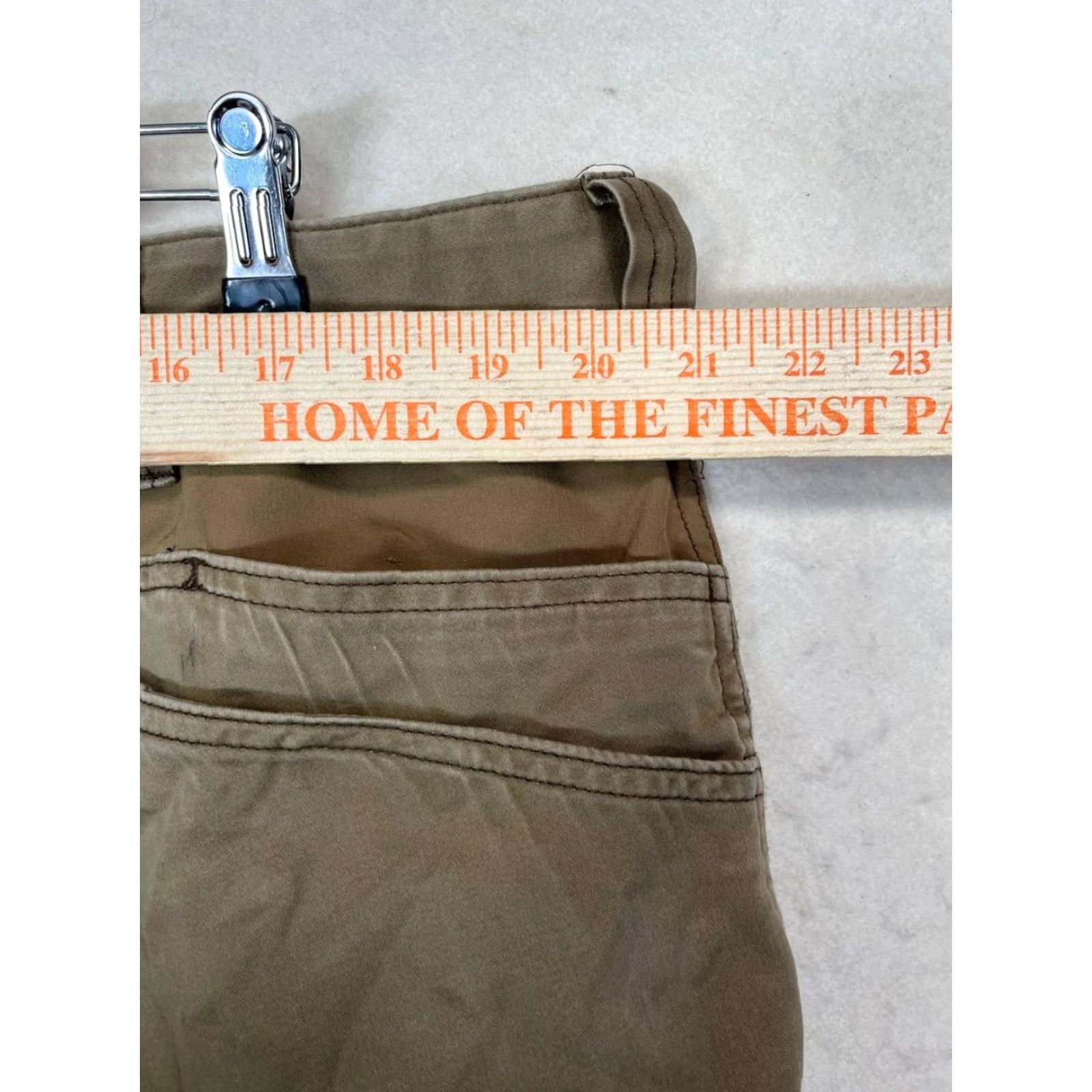 Vintage 5.11 Tactical Men's Pants Workwear 40X32 100% Cotton Brown Zipper Cargo Pockets Canvas Relaxed Straight Inseam 32 Regular Size 40 See Pics Size US 28 / EU 44 - 5 Thumbnail
