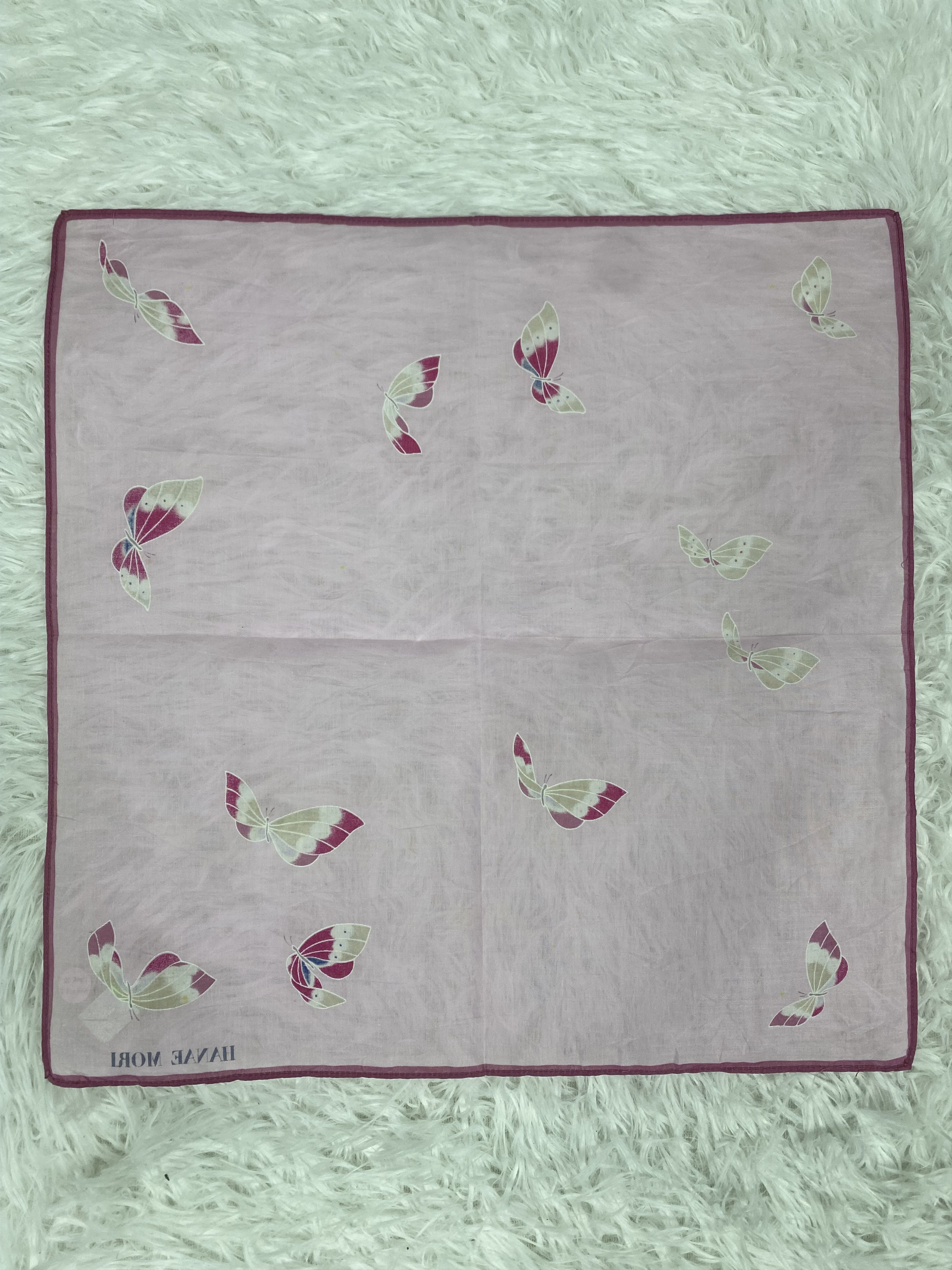Hanae Mori × Vintage Vintage Hanae Mori Handkerchief Neckerchief PH0575 Size ONE SIZE - 4 Thumbnail