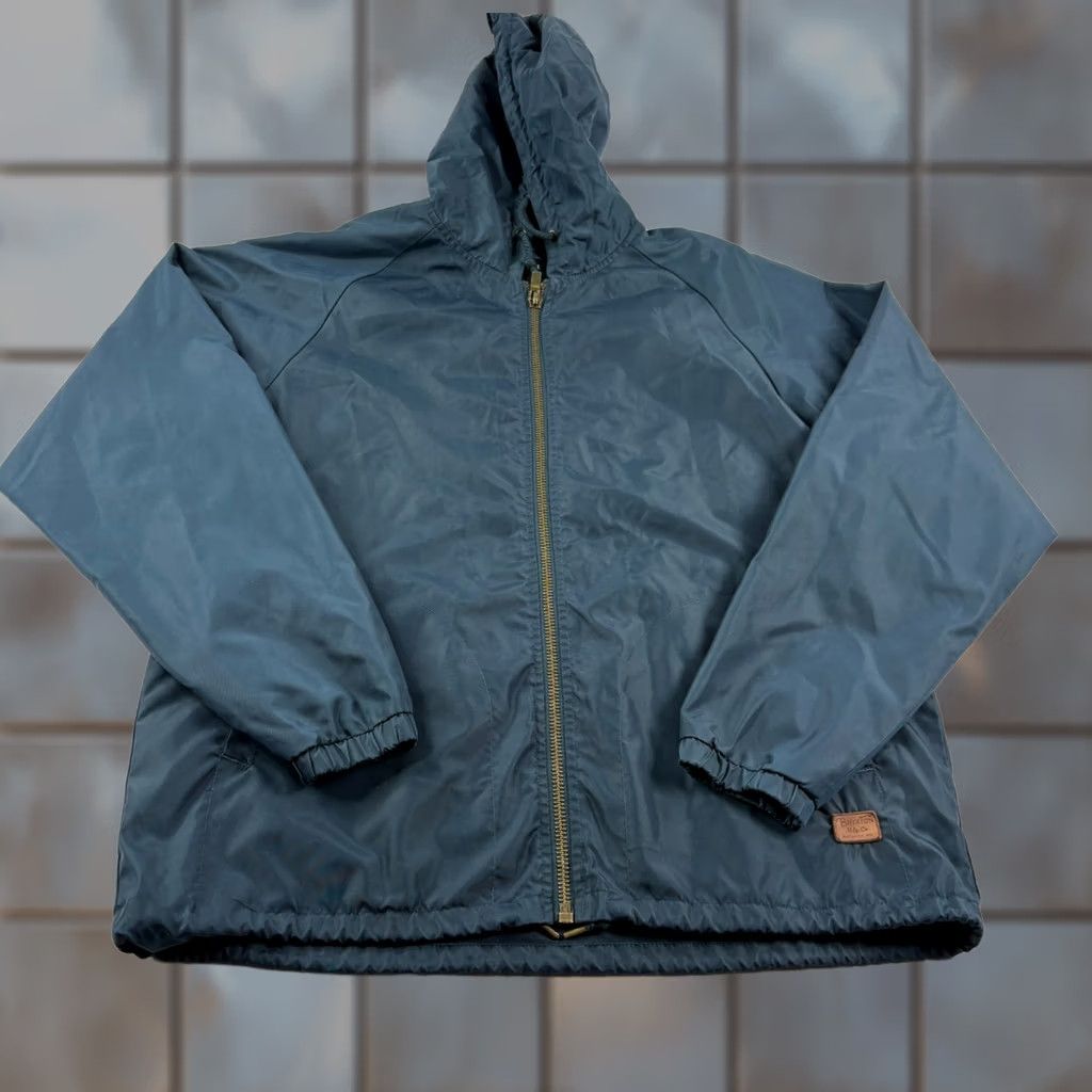 Brixton Brixton Jacket Mens L Blue Full Zip Hooded Windbreaker Bomber Skater Style Regular Fit Size US L / EU 52-54 / 3 - 1 Thumbnail