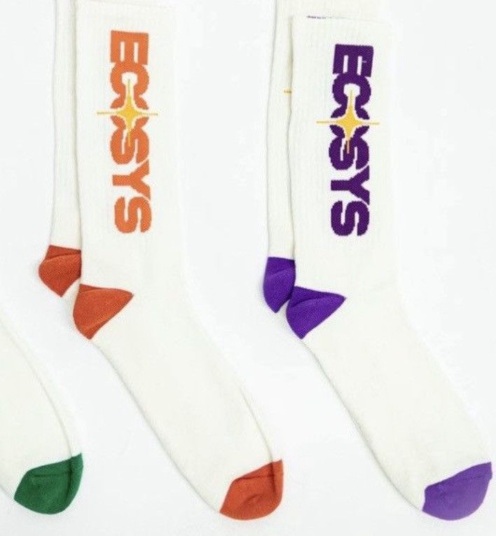 Ecosys Ecosys LA 2 Pack of Logo Socks Size ONE SIZE - 1 Thumbnail