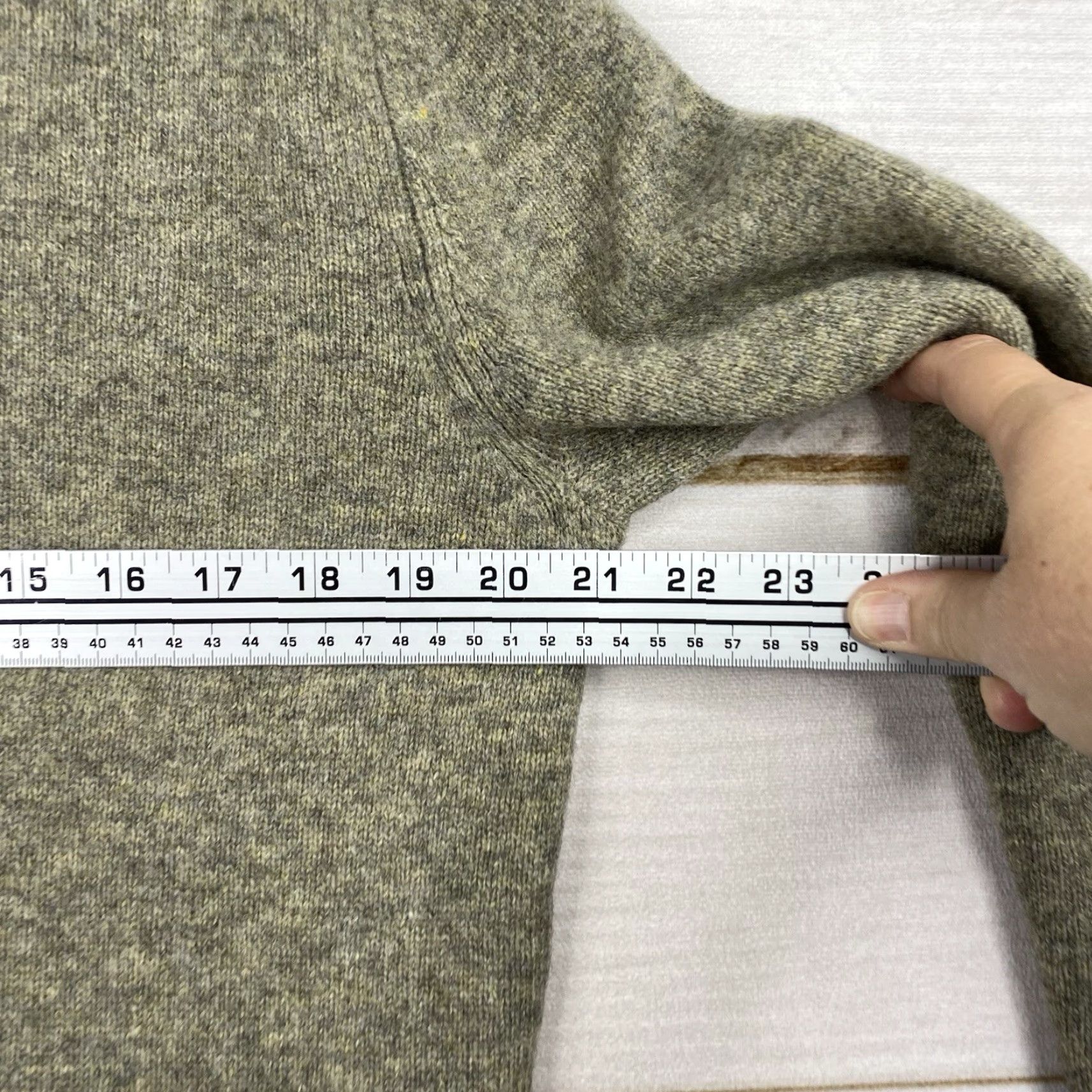 J.Crew J.CREW Mens Sweater M Green Heather 100% Lambswool Shawl Collar Pullover Size M Wool Knit Pullover Casual 90s Preppy Mens Size US M / EU 48-50 / 2 - 5 Thumbnail