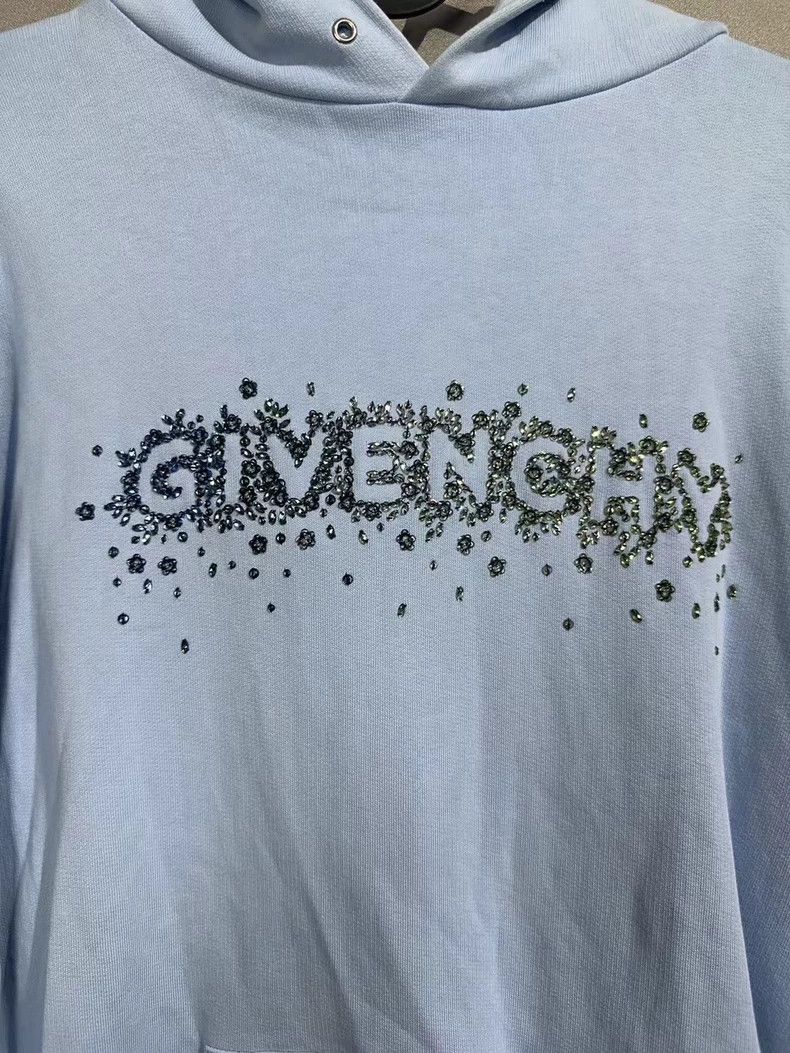Givenchy Givenchy Rhinestone logo hooded sweater Size US S / EU 44-46 / 1 - 3 Thumbnail