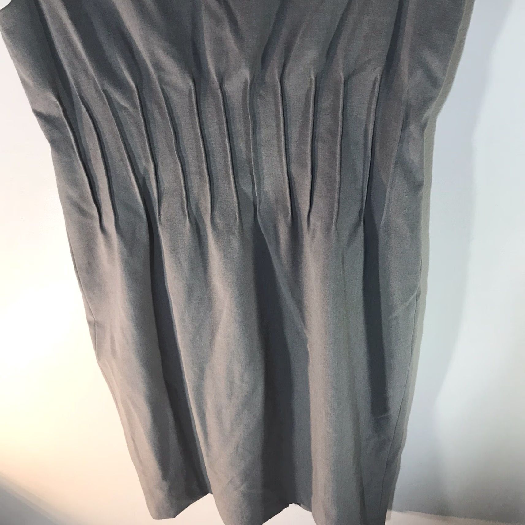 Calvin Klein Calvin Klein Gray Sleeveless Career Midi Dress Womens Size 14 Size XL / US 12-14 / IT 48-50 - 3 Thumbnail