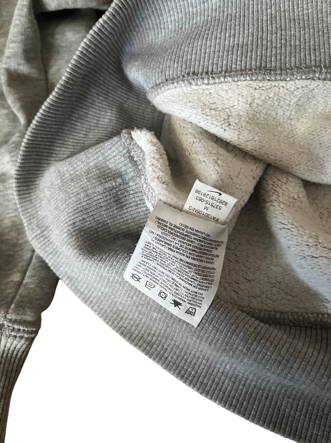 Nike Nike Chicago Bears NFL Vintage Boxy Grey Hoodie Size US M / EU 48-50 / 2 - 9 Thumbnail