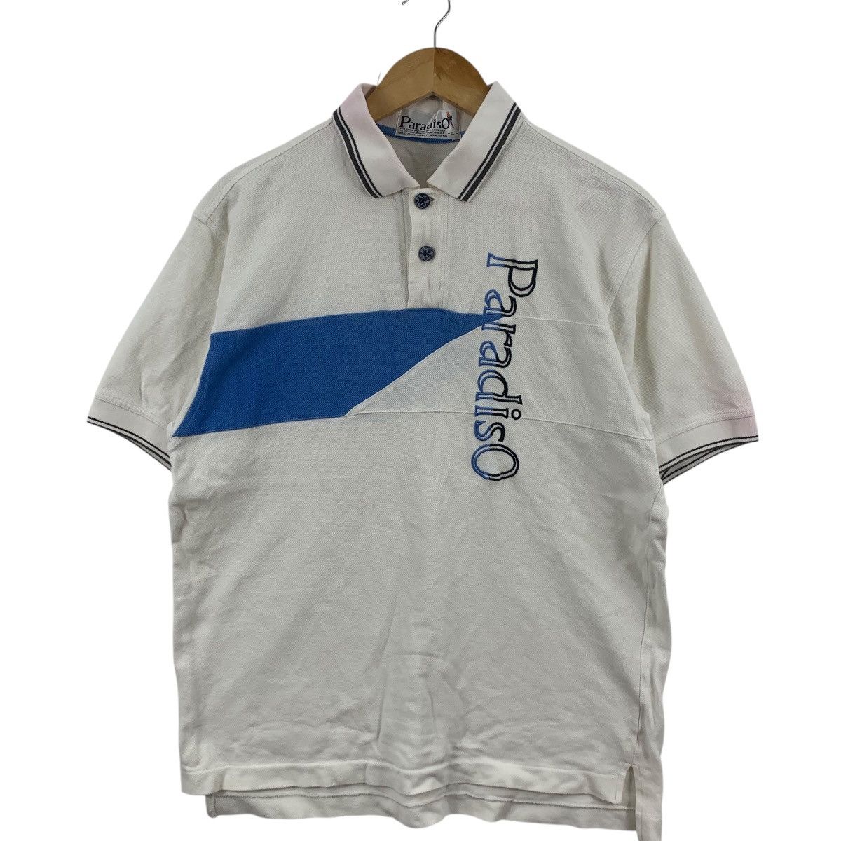 Vintage Vintage PARADISO GOLF COLLECTION Patch Polo Tee Shirt Top Size US L / EU 52-54 / 3 - 4 Thumbnail