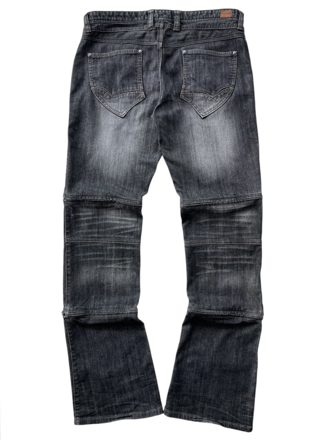 Nicole Club 2000s NCFM - Flare Zip Off Washed Jeans Size US 34 / EU 50 - 3 Thumbnail