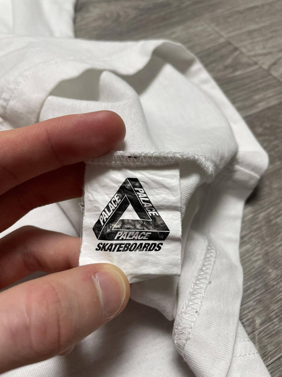 Palace Palace Sans Tri-Ferg White T-Shirt Size US XL / EU 56 / 4 - 12 Thumbnail