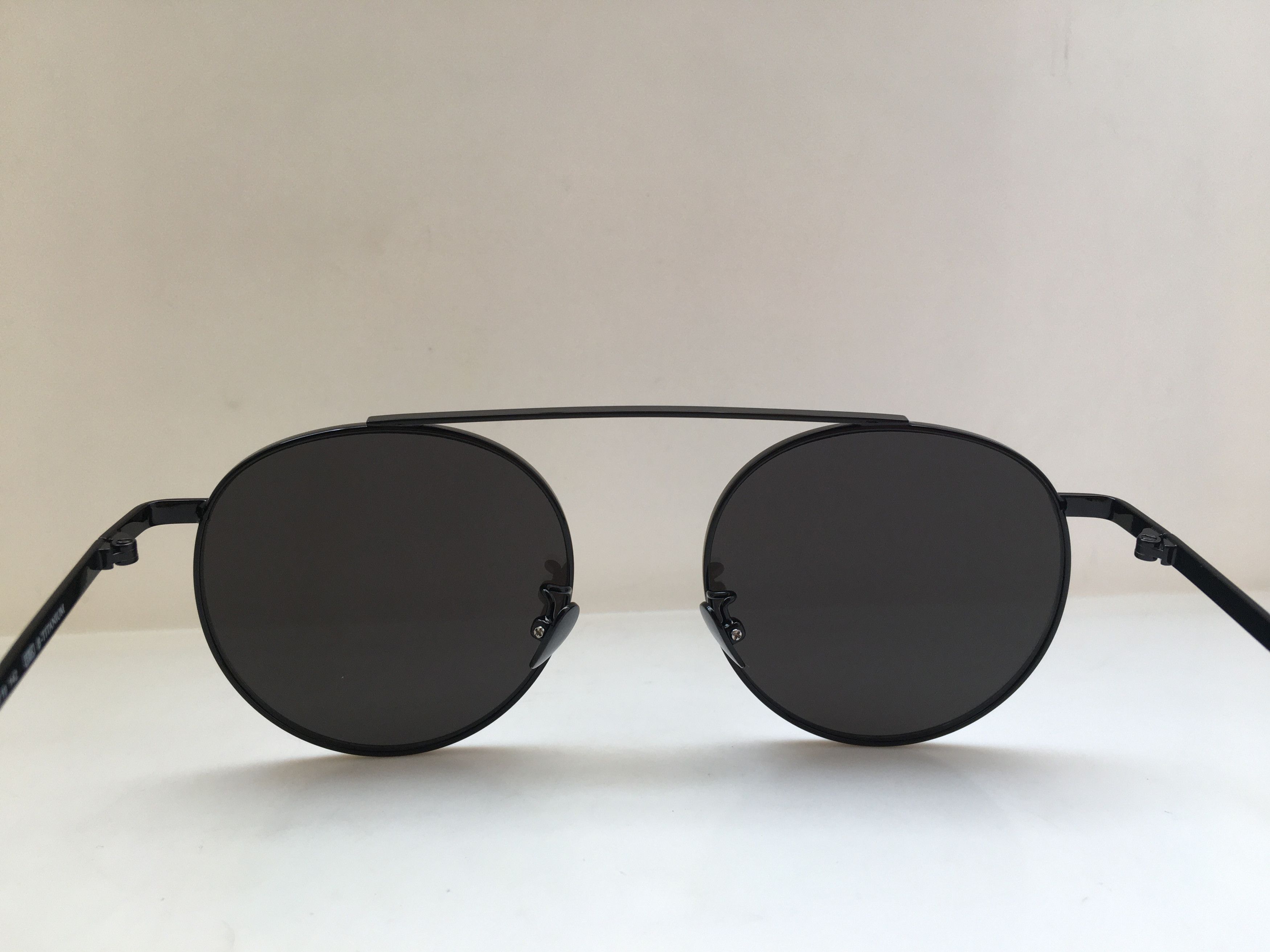 Other Black Titanium Round Sunglasses Frame ROCKABILLY Size ONE SIZE - 4 Thumbnail