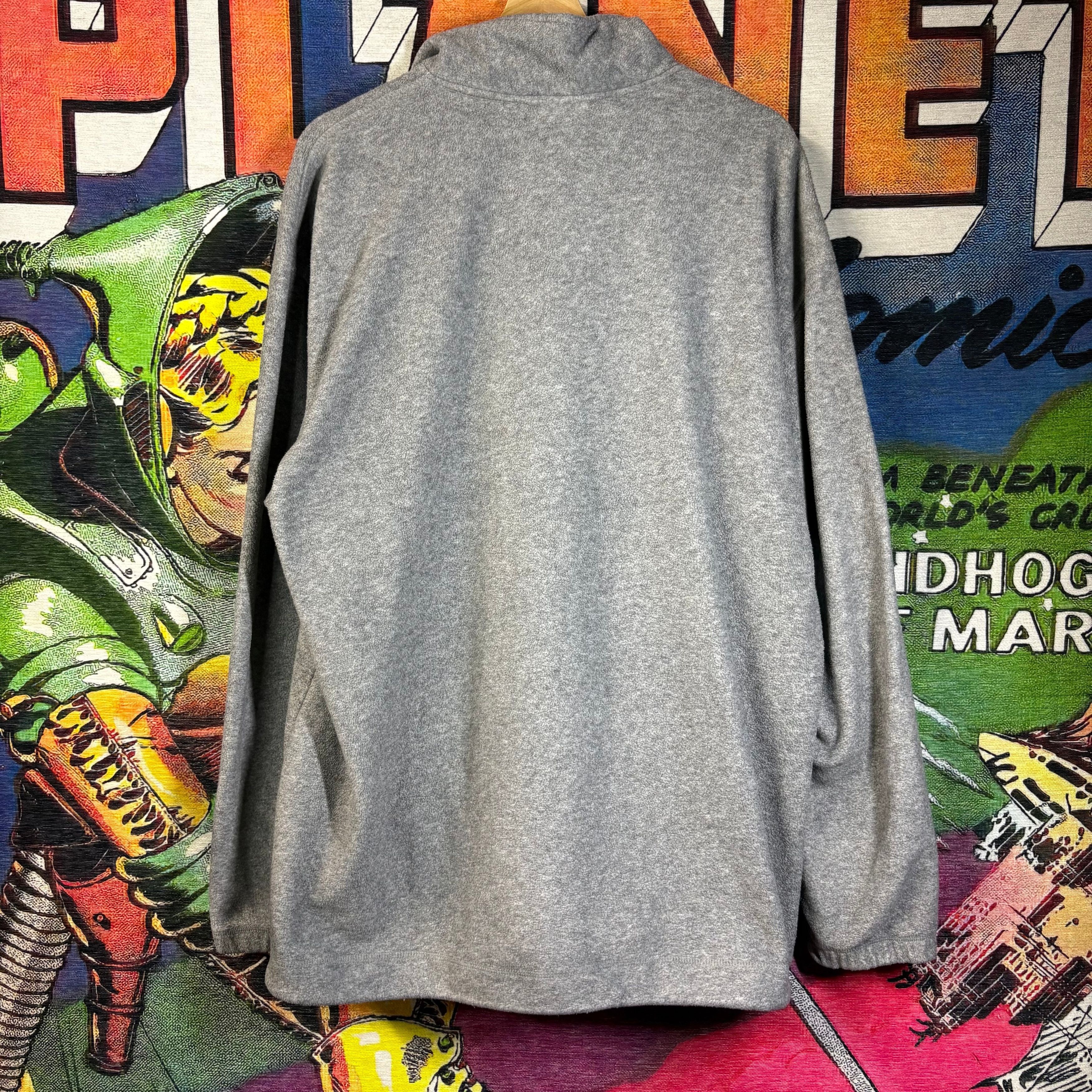 Reebok Y2K Gray Reebok Athletic Dept. Quarter zip Fleece SweatShirt Size US XL / EU 56 / 4 - 4 Thumbnail