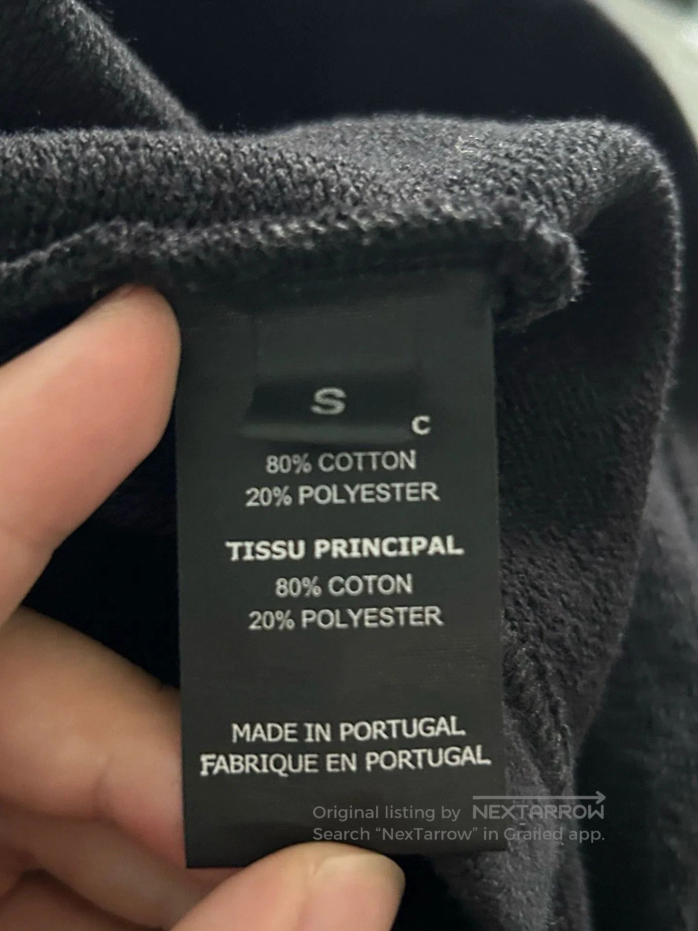 Vetements vetements black hoodie with French flag embroidery. Size US XS / EU 42 / 0 - 6 Thumbnail