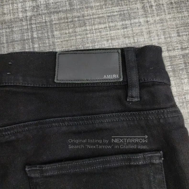 Amiri Amiri High-end black diamond denim pants Size US 31 - 6 Thumbnail