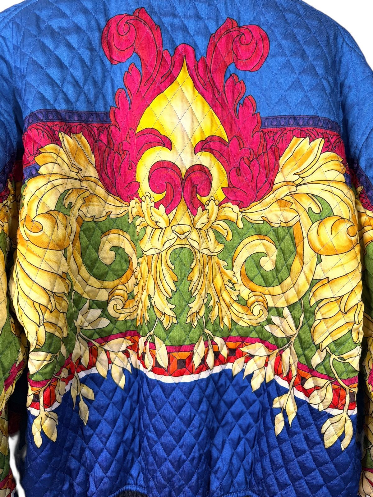 Versace Versace Baroque Puffer Bomber Jacket Multicolor - 48 Size US M / EU 48-50 / 2 - 5 Thumbnail