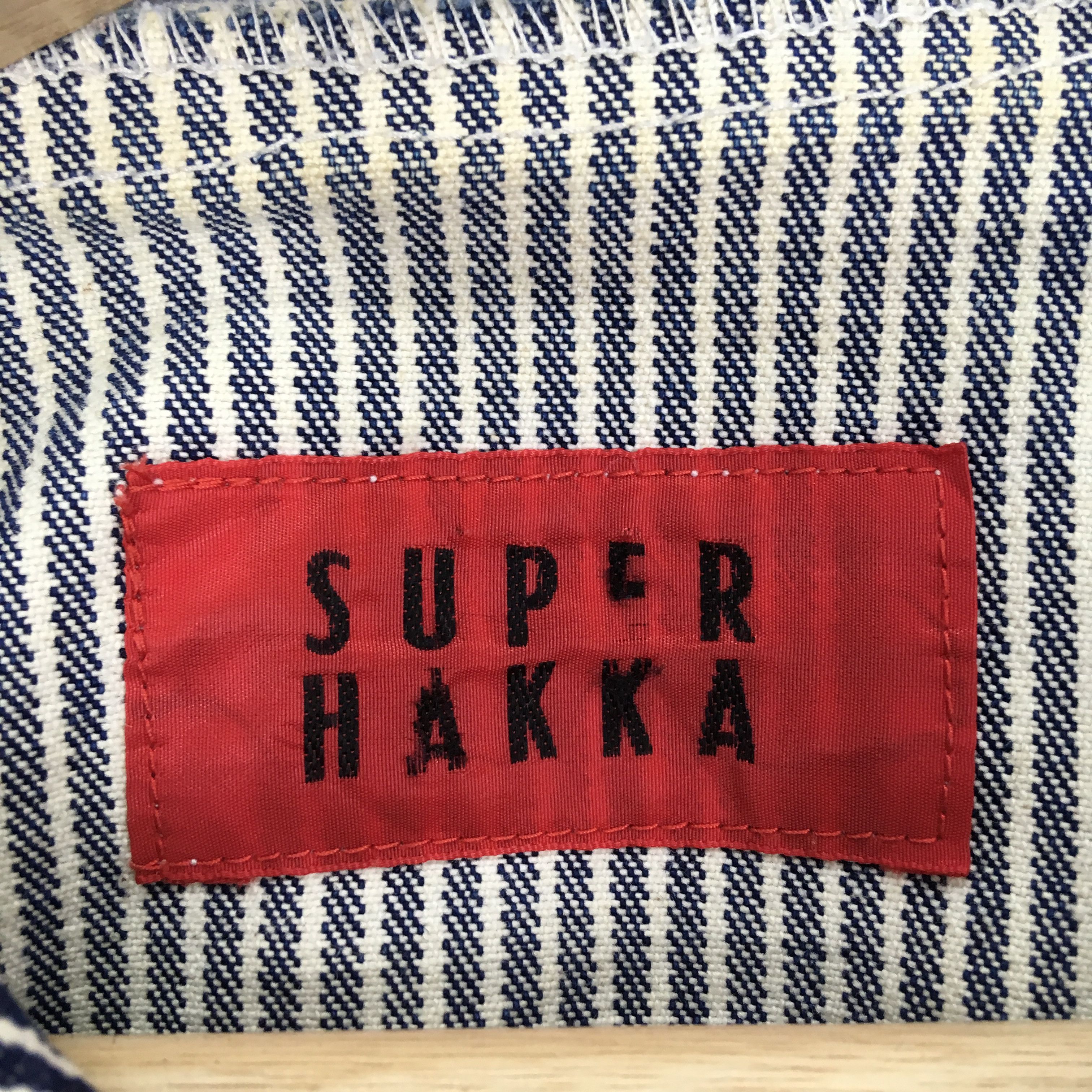 Japanese Brand Vintage Hickory Stripes Workers Jacket Denim Jeans Size US S / EU 44-46 / 1 - 11 Thumbnail