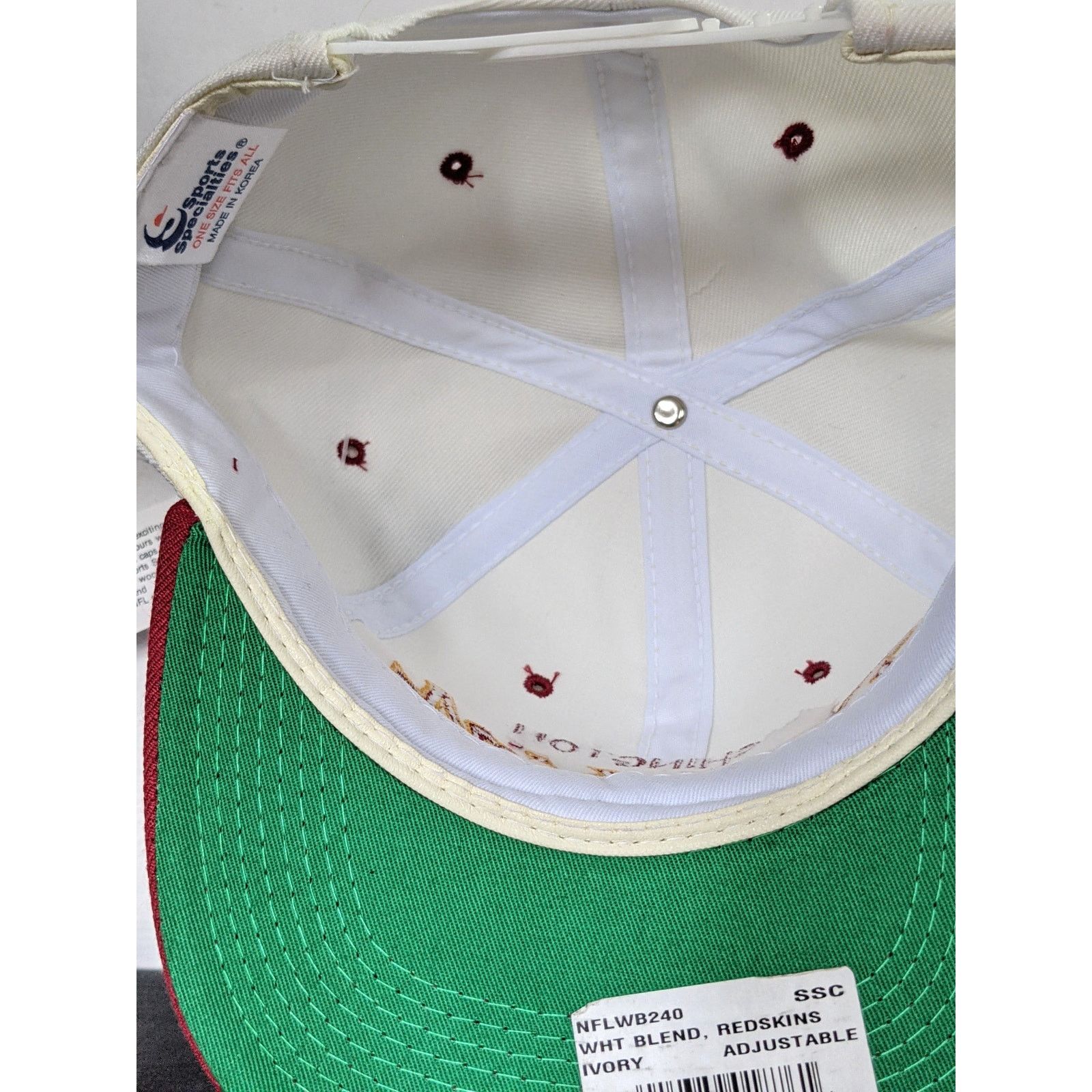 NFL NEW Washington Redskins 90s SCRIPT Wool snapback NFL Pro vtg Size ONE SIZE - 4 Thumbnail