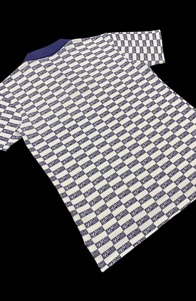 Hysteric Glamour × Japanese Brand Rare🔥Vintage Hysteric Glamour Full Writing Print Polo Shirt Size US M / EU 48-50 / 2 - 22 Thumbnail