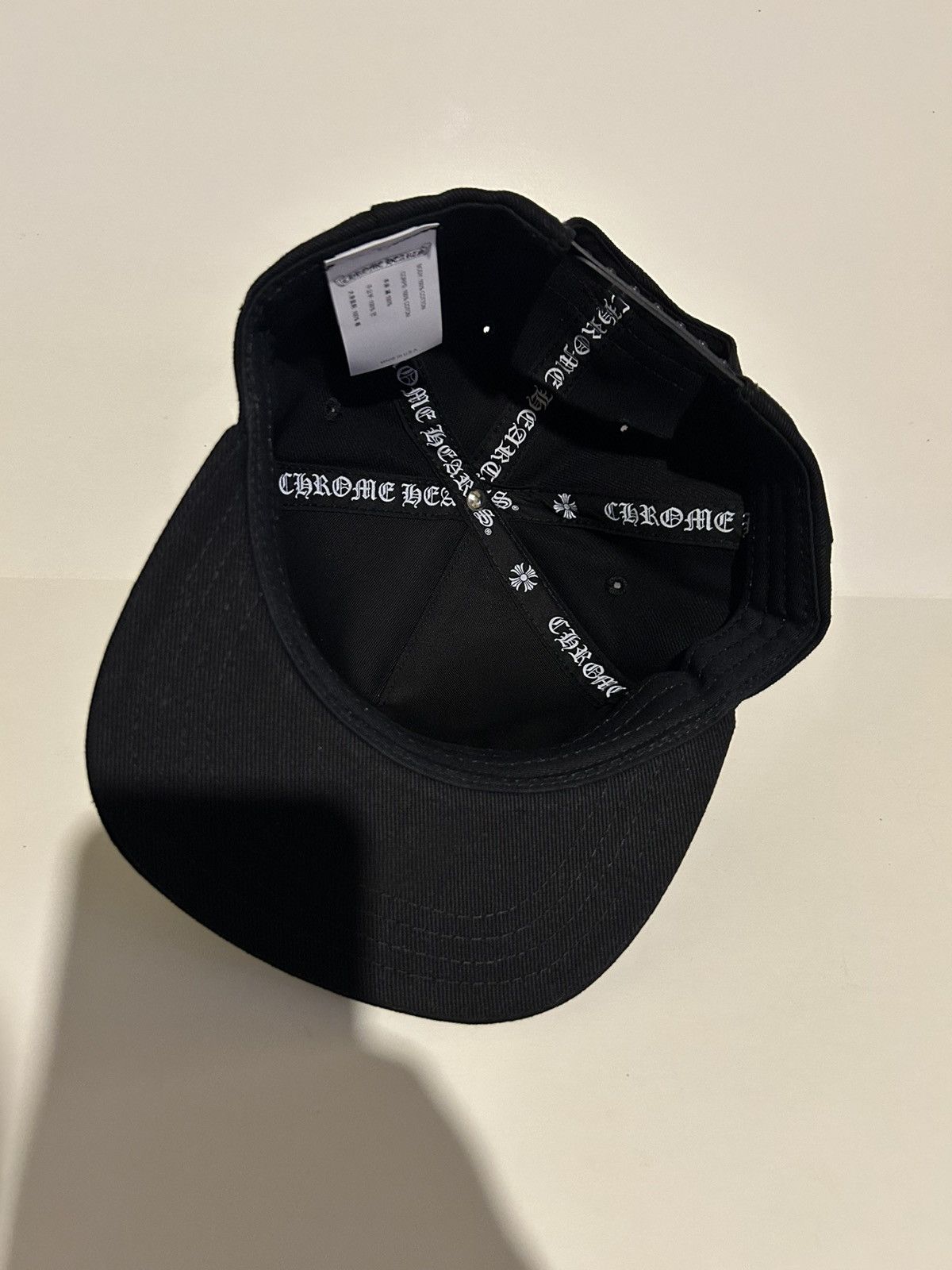 Chrome Hearts Chrome Hearts Horseshoe Denim Baseball Hat Black Size ONE SIZE - 4 Thumbnail