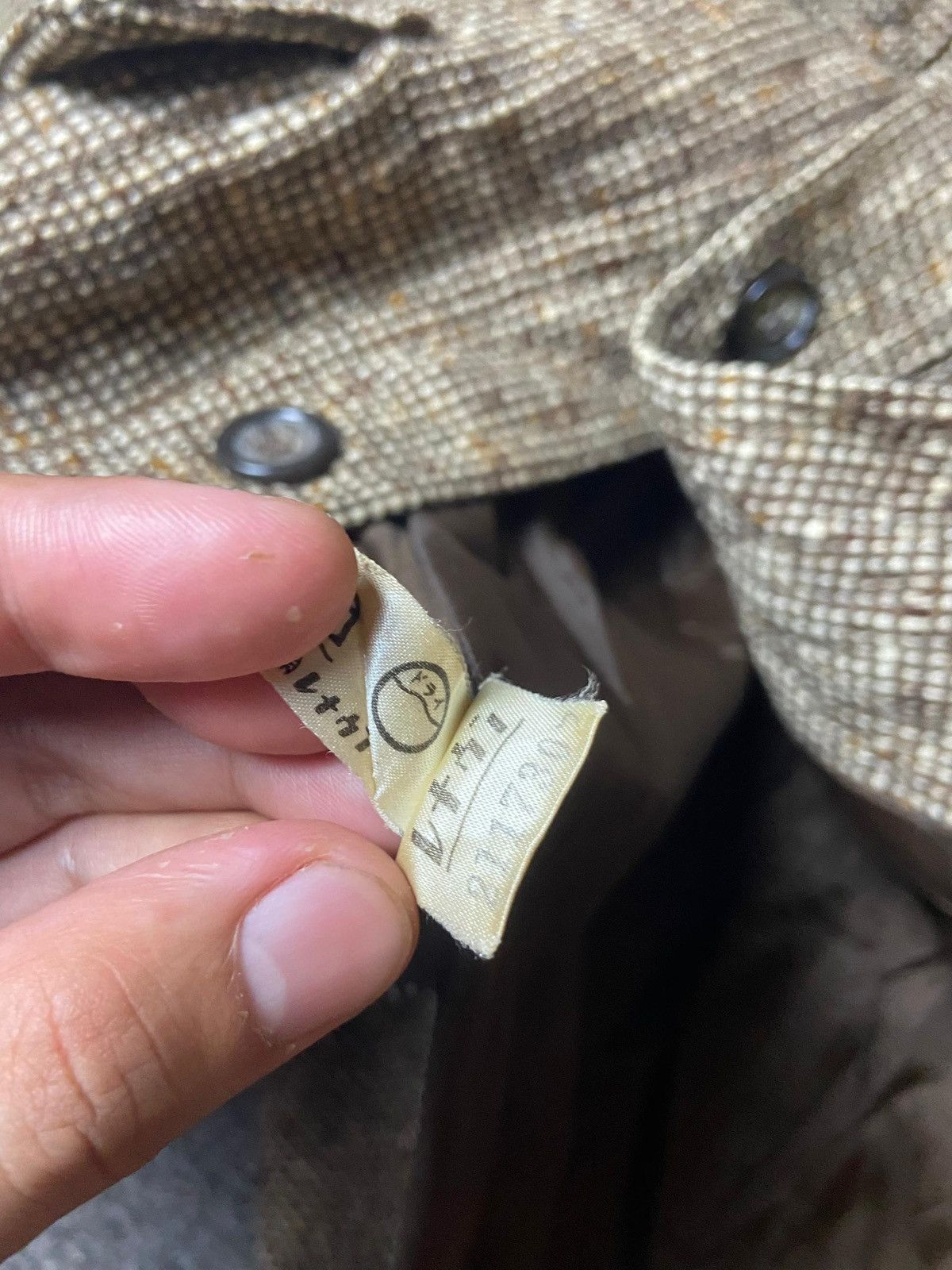 Japanese Brand × RENOWN × Vintage Renown x SimpleLife Tweed Wool Jacket (127) Size US M / EU 48-50 / 2 - 7 Thumbnail