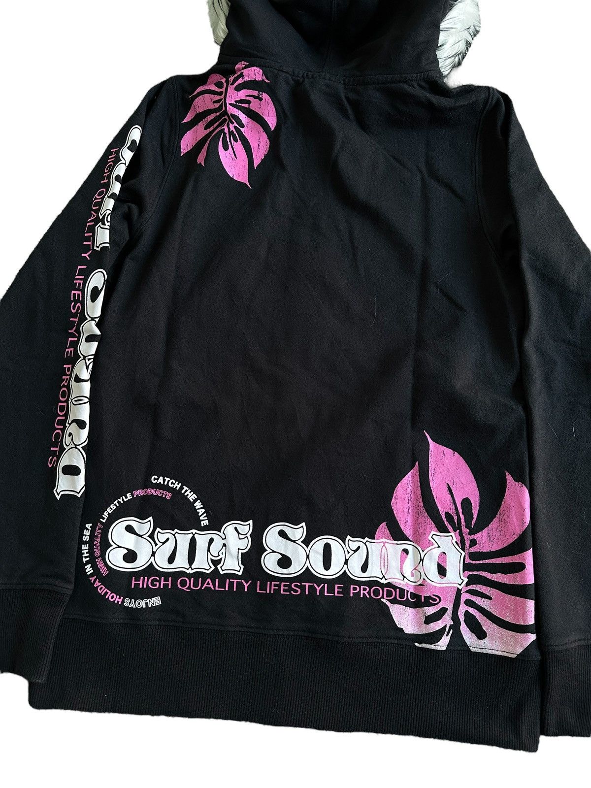 Hysteric Glamour VINTAGE SURF SOUND TURTLE POEM Fur Zip HOODIE LGB STYLE Size S / US 4 / IT 40 - 6 Thumbnail