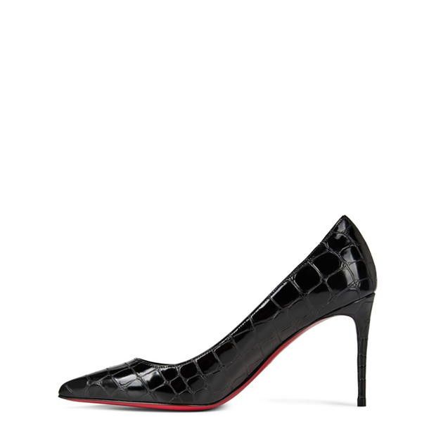 Christian Louboutin Kate 85mm Croc Pumps Size US 9 / IT 39 - 3 Thumbnail