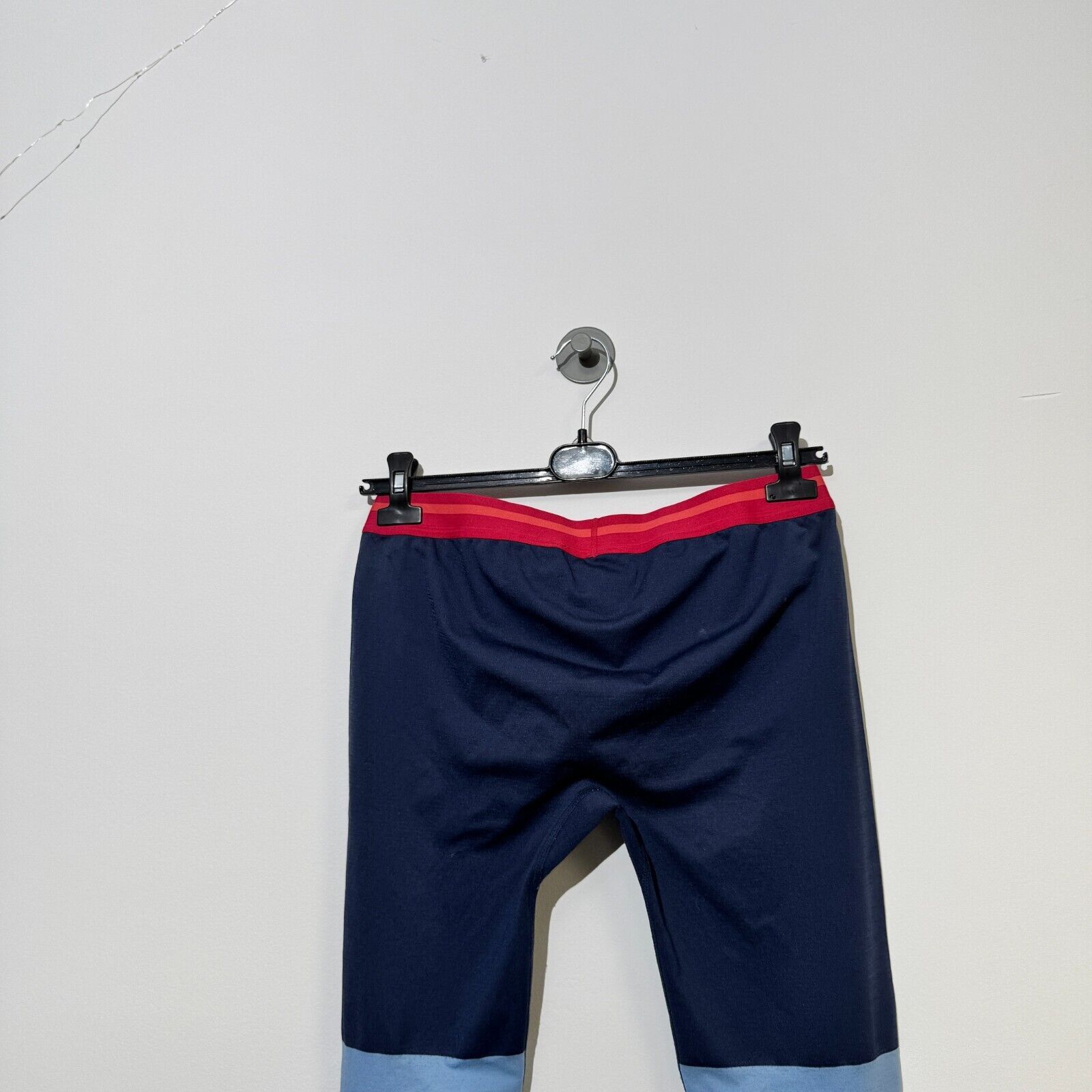 Vintage Vintage 90s Karrie Moor Unisex Navy Blue Polyester Leggings Size US 29 - 8 Thumbnail