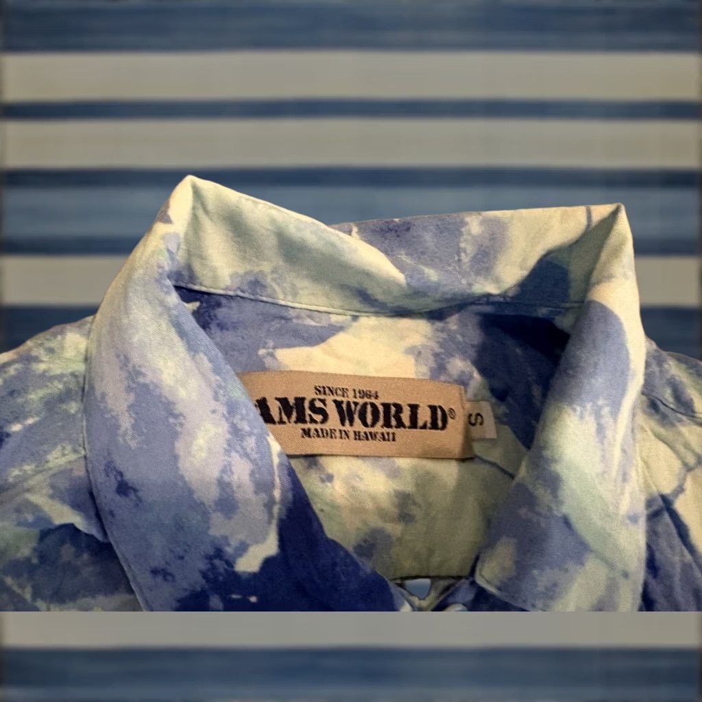 Jams World Jams World Hapuna Blue Short Sleeve Button-Up Shirt S Men Blue Rayon Button-Up Shirt Size US S / EU 44-46 / 1 - 1 Thumbnail