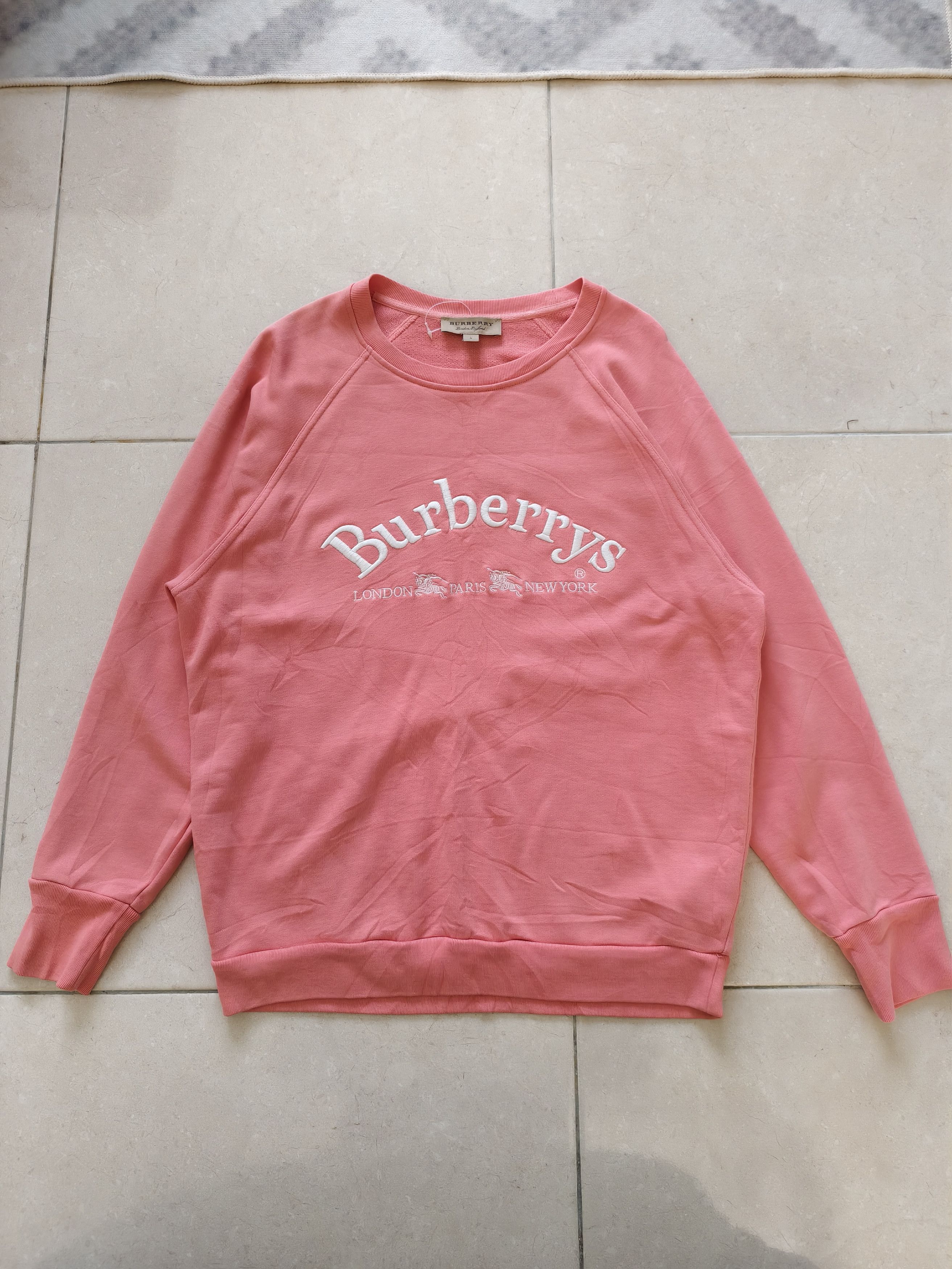 Burberry × Burberry Prorsum 🔥STEALS🔥Very Rare Burberry London Embroidery Sweatshirt Size US L / EU 52-54 / 3 - 1 Thumbnail