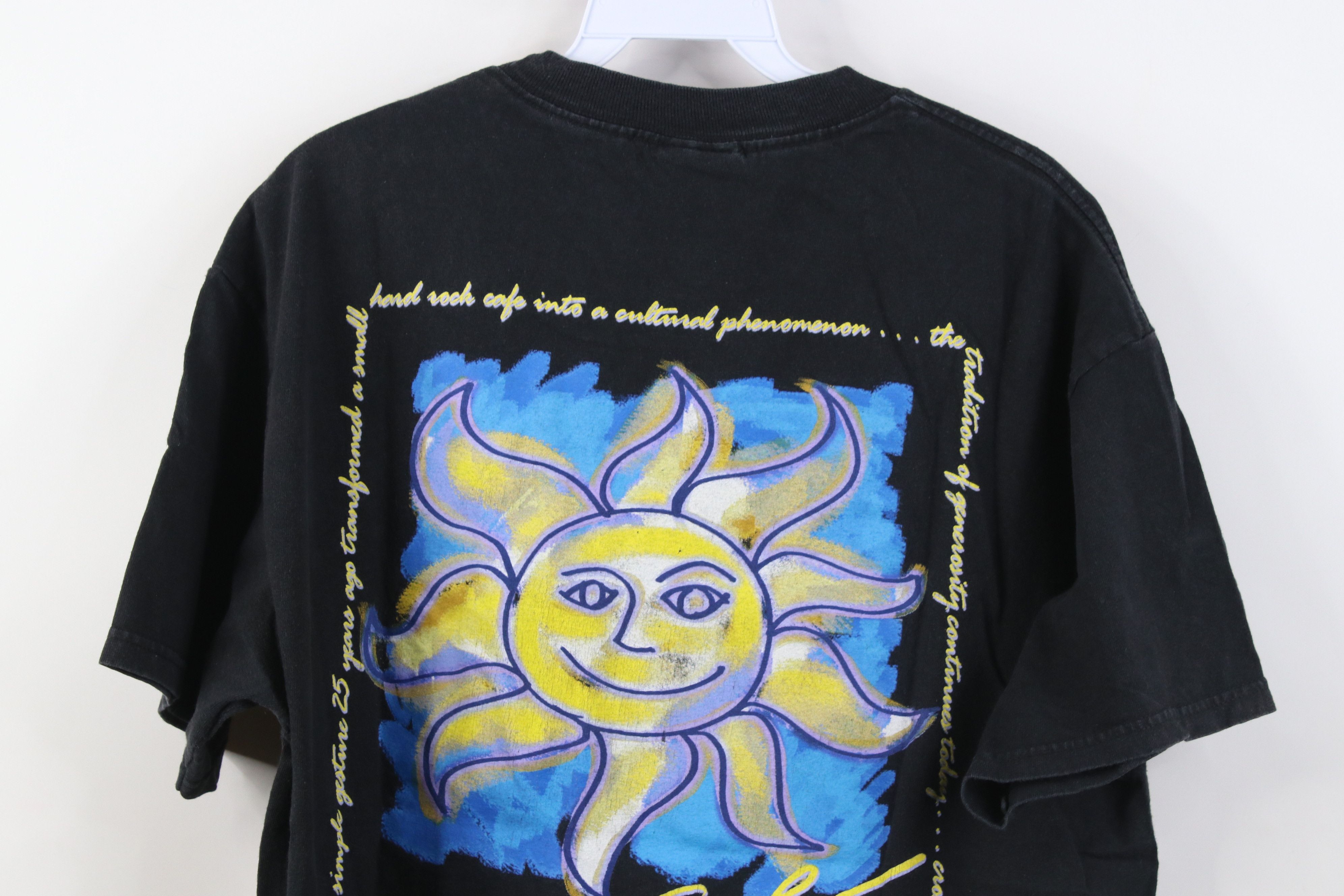 Hard Rock Cafe Vintage 90s Y2K Hard Rock Cafe Houston Eric Clapton T-Shirt Size US L / EU 52-54 / 3 - 13 Thumbnail