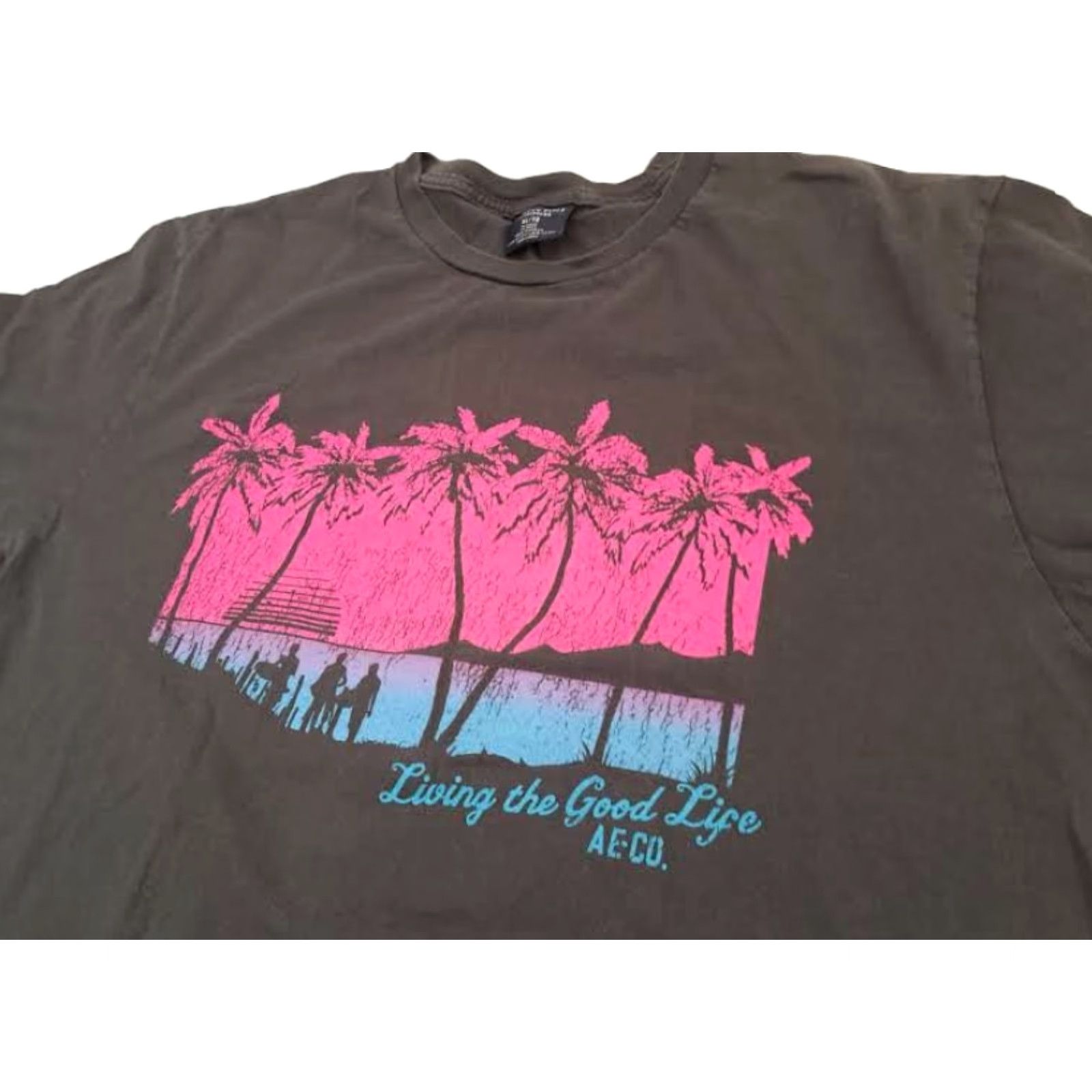 American Eagle Outfitters VINTAGE American Eagle Outfitters The Good Life T-Shirt X-Large Brown Shirt Unisex Adults 90s beach Mens Womens Size US XL / EU 56 / 4 - 2 Thumbnail