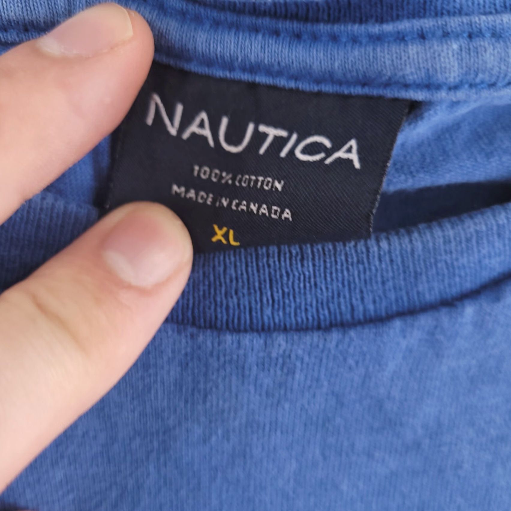 Nautica VINTAGE Nautica Shirt Mens XL Short Sleeve Crewneck Distressed Workwear Size US XL / EU 56 / 4 - 4 Thumbnail